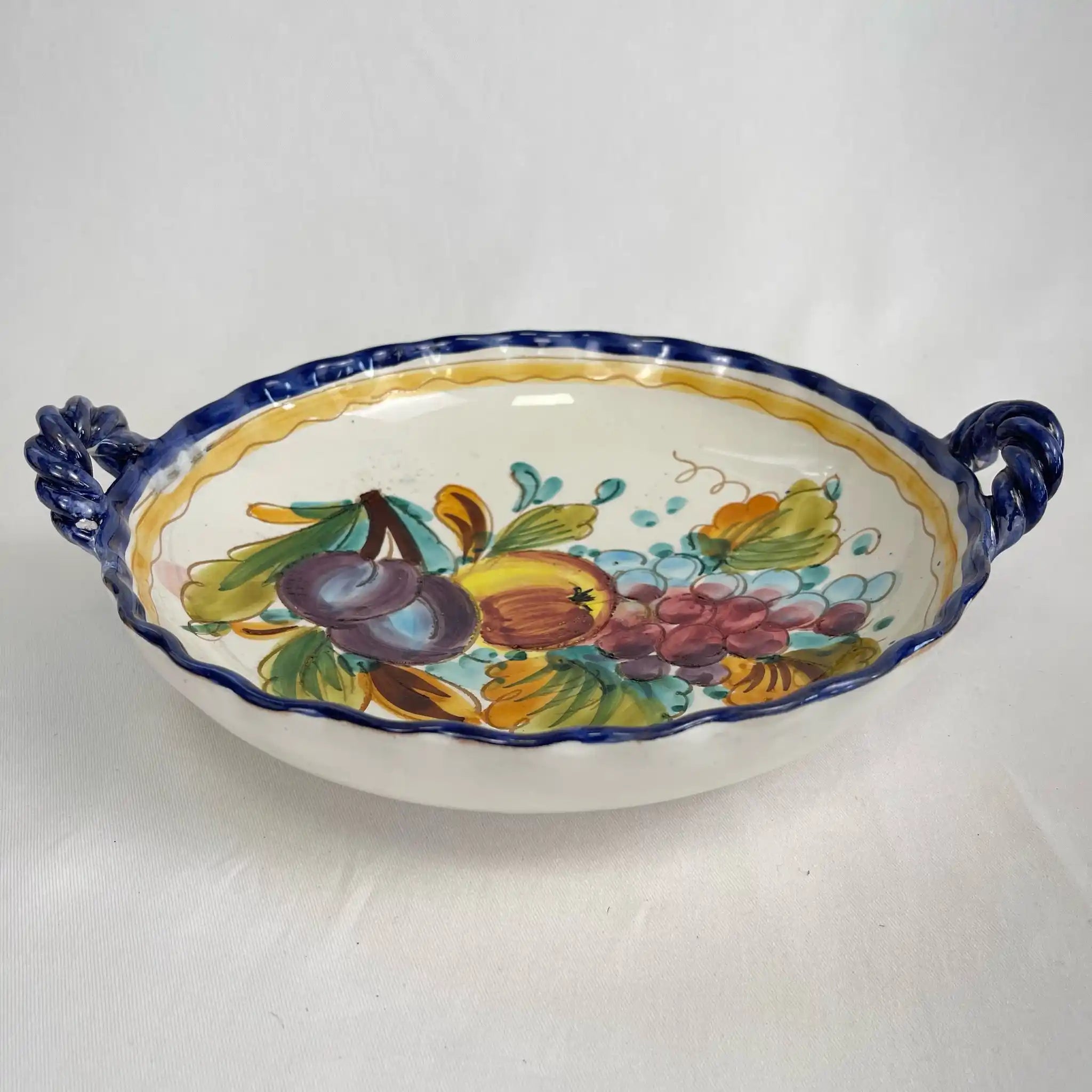 【リユース】 フルーツボウル / マヨルカ焼 / 陶器 / イタリア / 箱付き