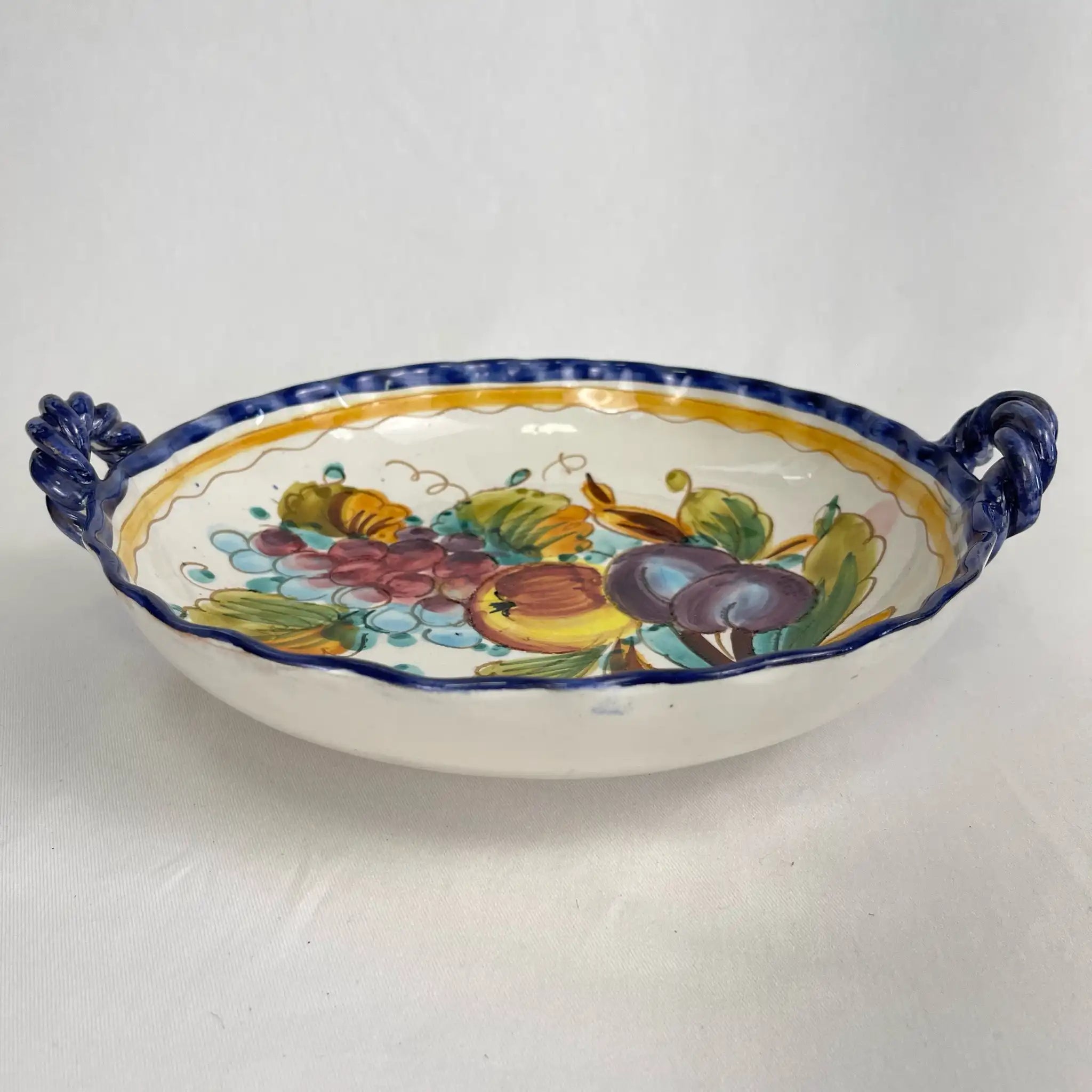 【リユース】 フルーツボウル / マヨルカ焼 / 陶器 / イタリア / 箱付き