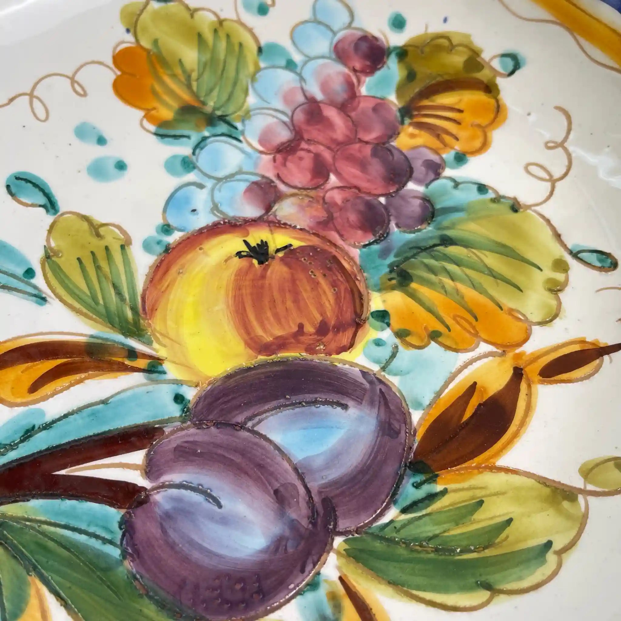 【リユース】 フルーツボウル / マヨルカ焼 / 陶器 / イタリア / 箱付き