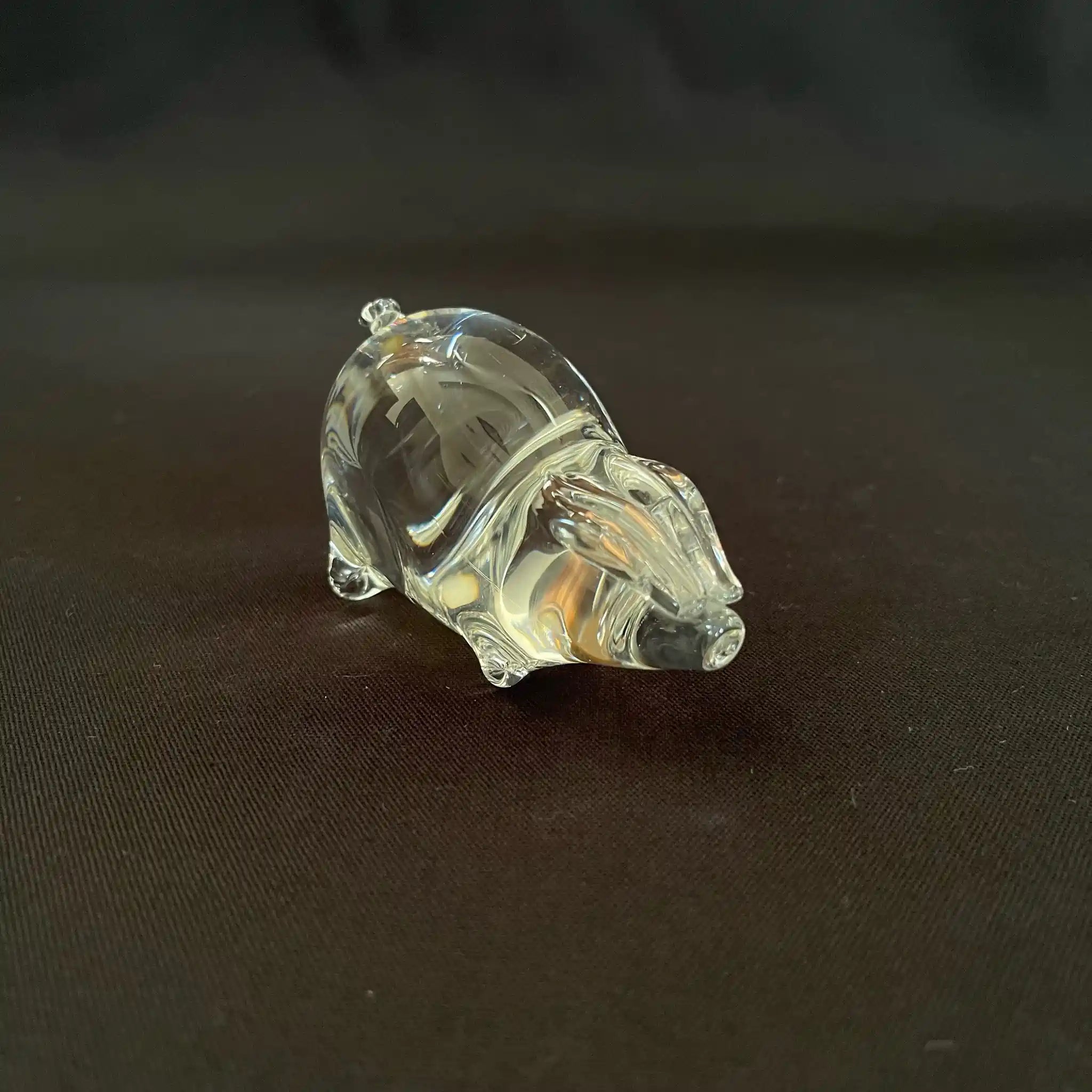 [Vintage] Vintage glass object / Wedgewood / Pig / England