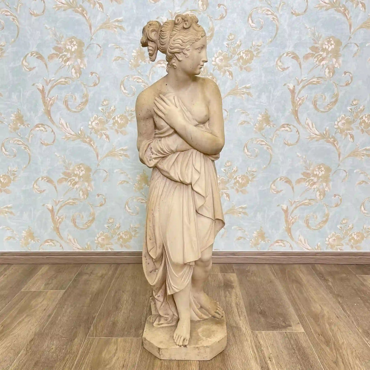 西洋彫刻 大理石 ヴィーナス 天使 彫刻 女神 美術 アンティーク】 ヴィーナス女神像 / 西洋彫刻 / 大理石 / イタリア