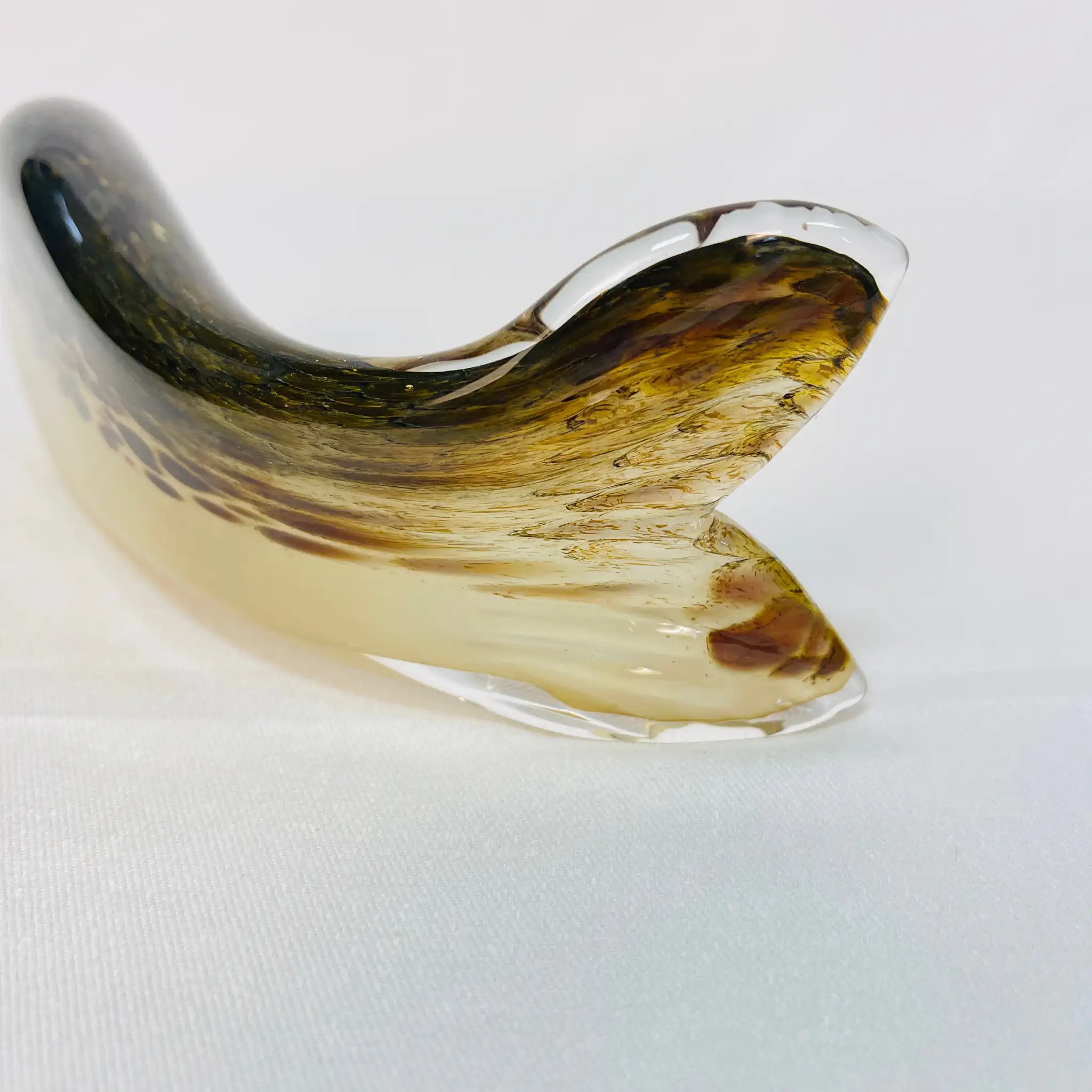 [Vintage] Vintage glass object / Wedgewood / Fish / England