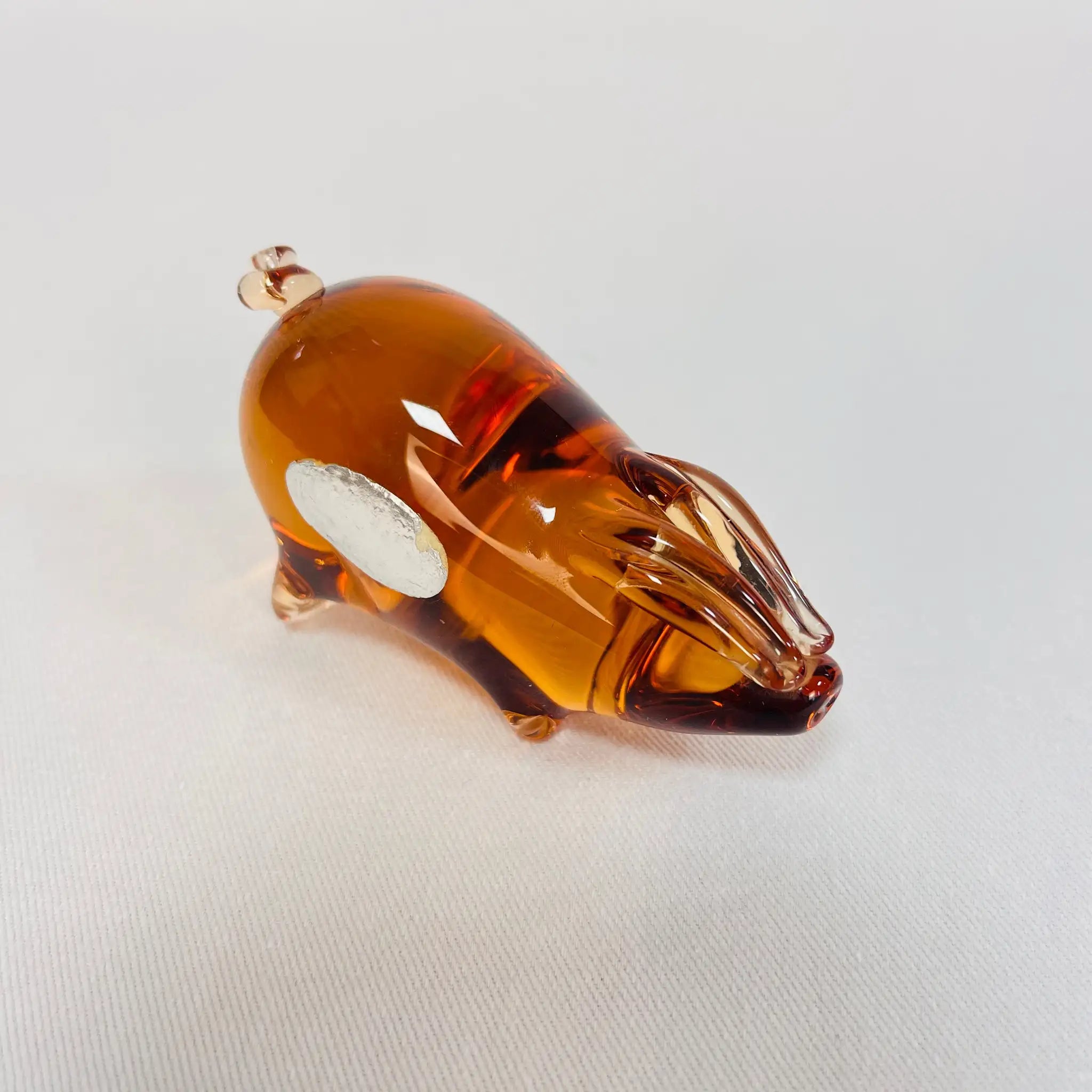 [Vintage] Vintage glass object / Wedgewood / Pig / England