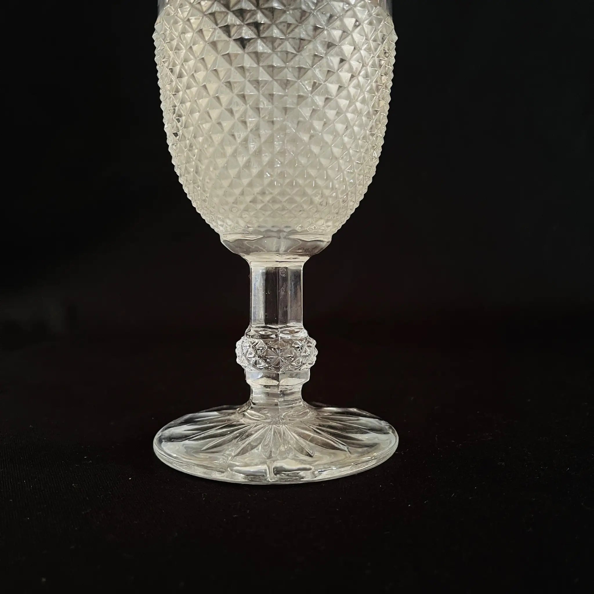 【リユース】 ワイングラス 4P / WILLIAMS SONOMA / GRANDE CUISINE / イタリア / 金彩 / 箱付き