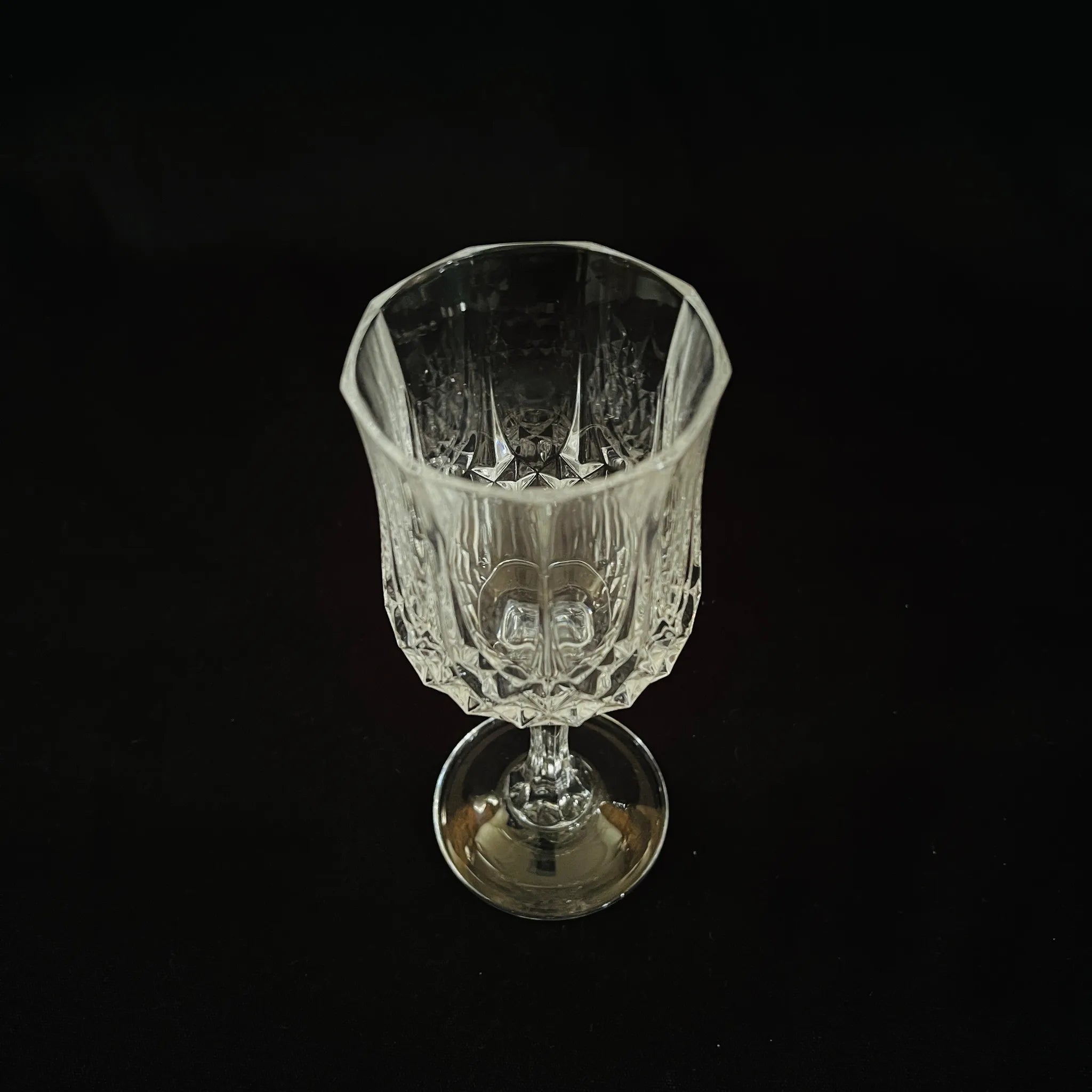 【リユース】 ワイングラス5P / クリスタルダルク / 未使用