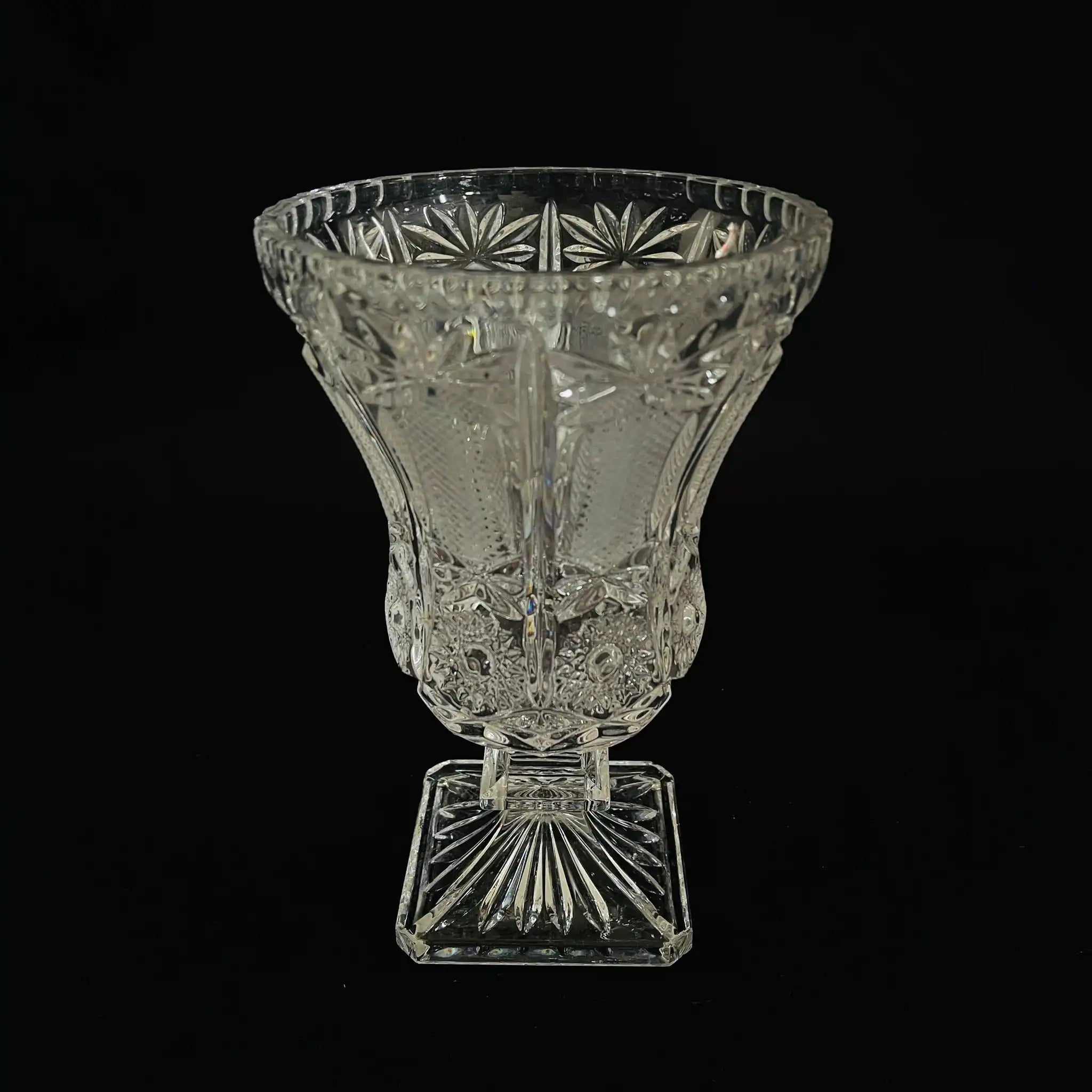 【アンティーク】 フラワーベース / ガラス