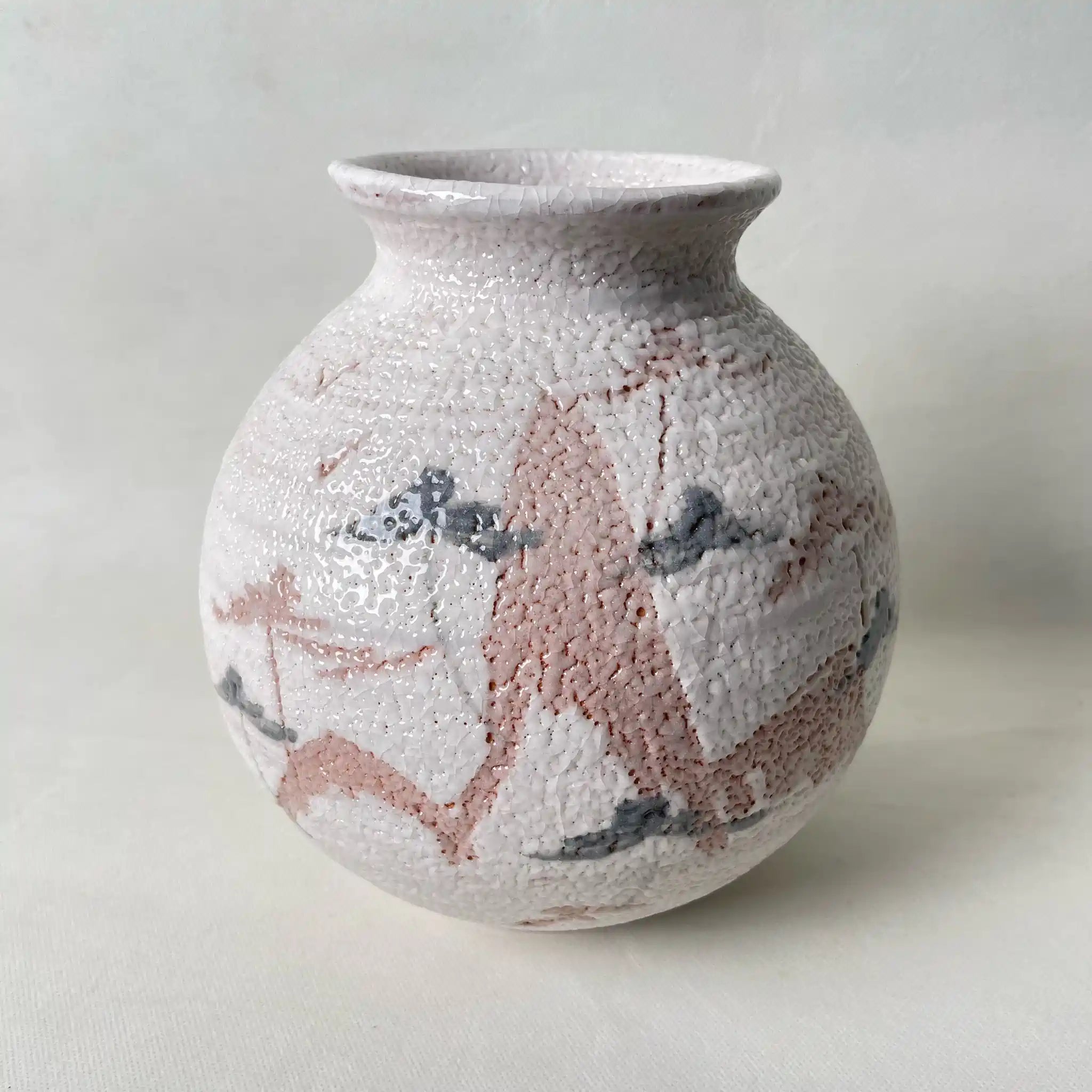 【リユース】 花瓶(フラワーベース) / 桔梗屋窯　桑原小三郎 作 / 陶器 / 日本