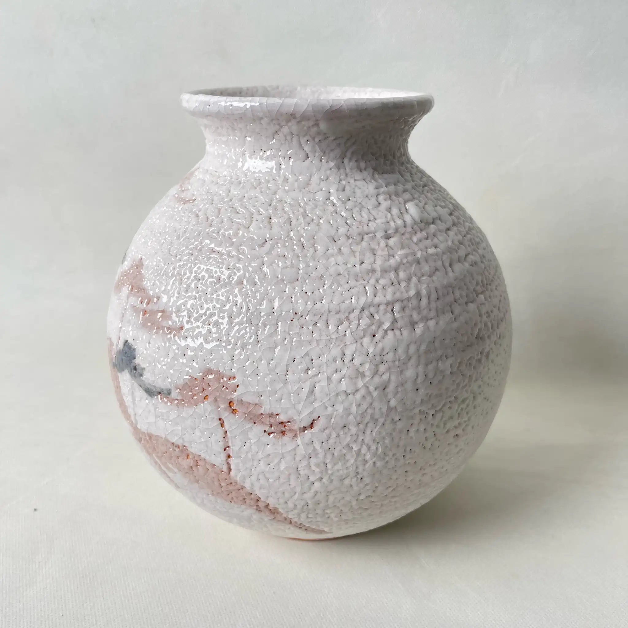 【リユース】 花瓶(フラワーベース) / 桔梗屋窯　桑原小三郎 作 / 陶器 / 日本