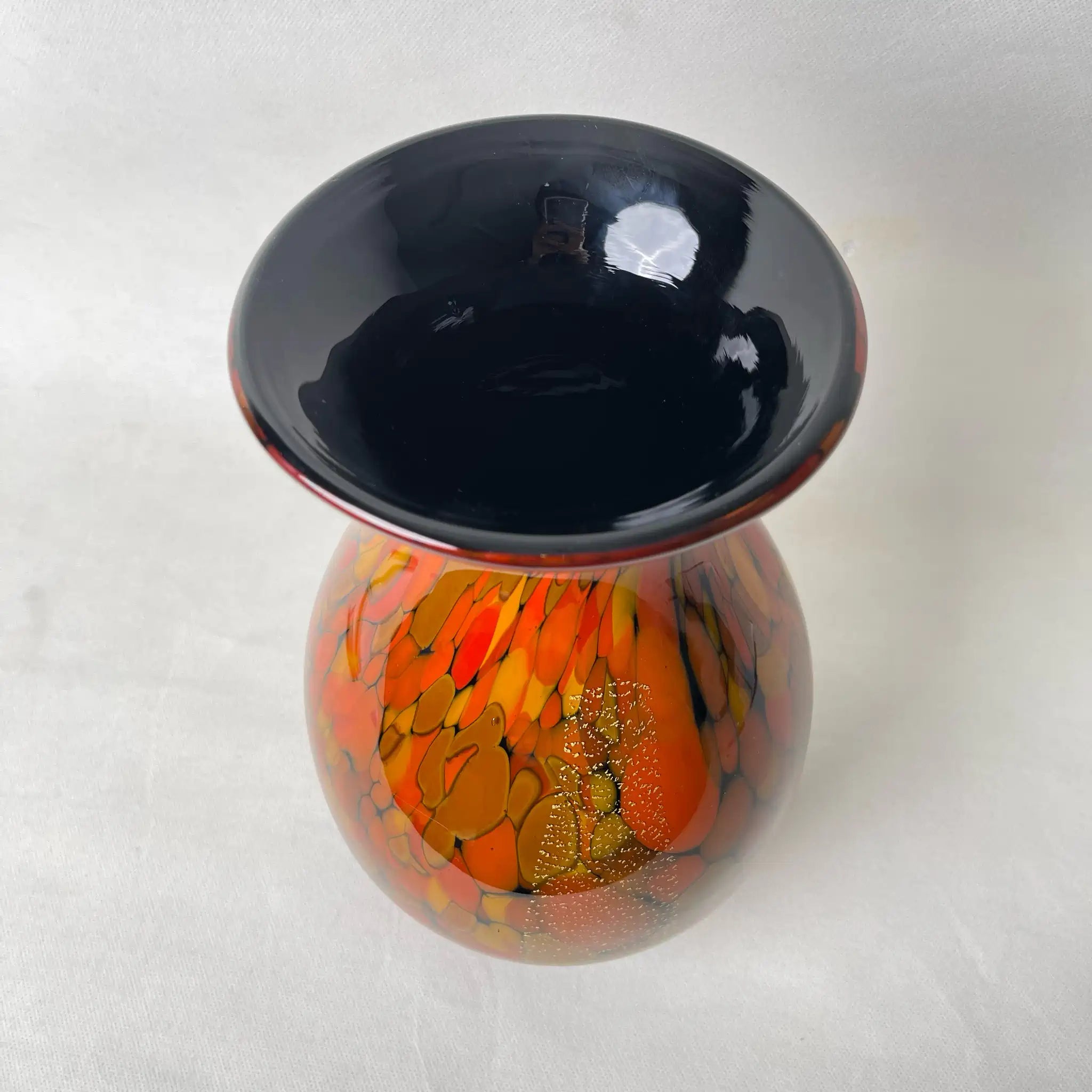 【リユース】 花瓶(フラワーベース) / 岩津硝子 / 陶器 / 日本 / ハンドメイド