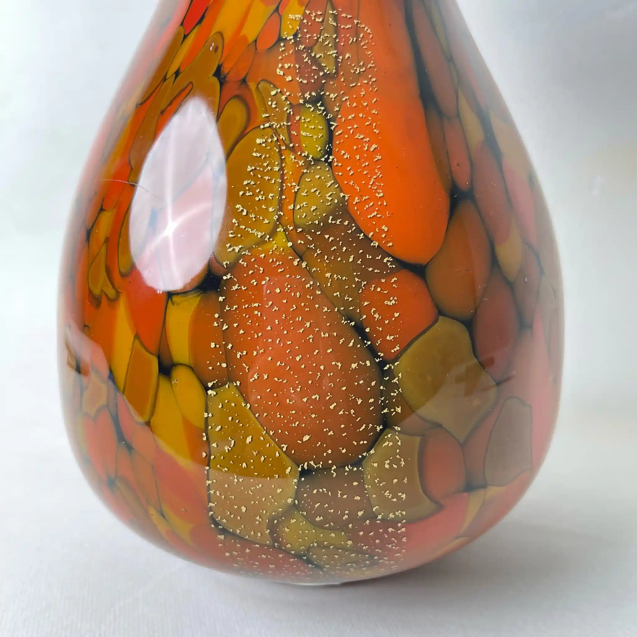 【リユース】 花瓶(フラワーベース) / 岩津硝子 / 陶器 / 日本 / ハンドメイド