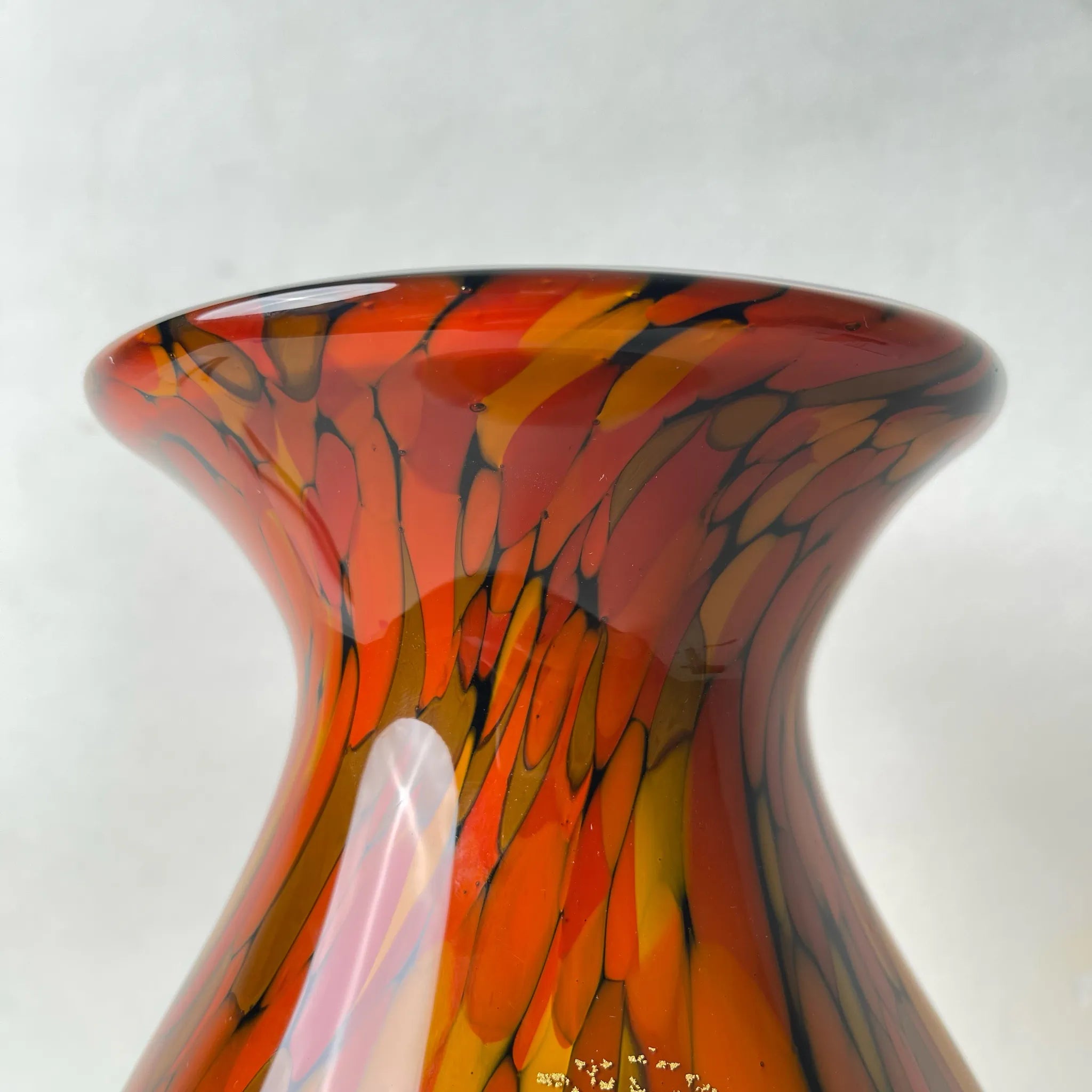 【リユース】 花瓶(フラワーベース) / 岩津硝子 / 陶器 / 日本 / ハンドメイド