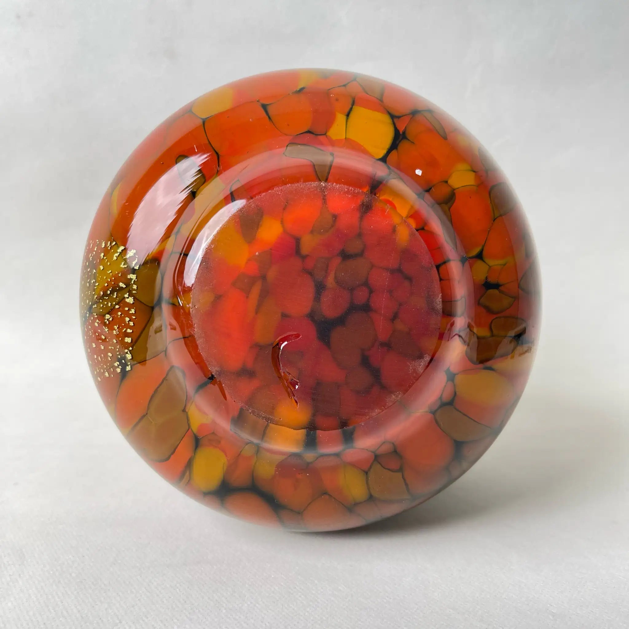 【リユース】 花瓶(フラワーベース) / 岩津硝子 / 陶器 / 日本 / ハンドメイド