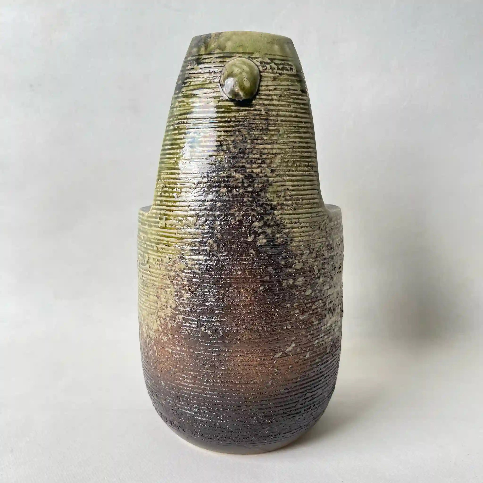 【リユース】 花瓶(フラワーベース) / 陶器 / 日本 / 釉薬塗布