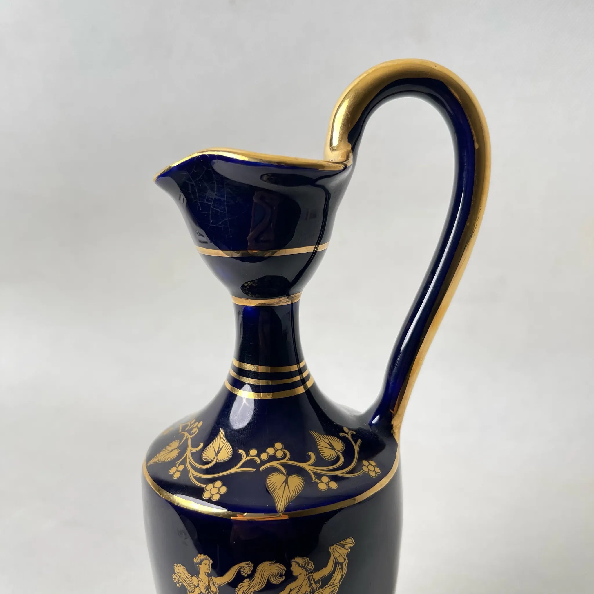 Vintage Flower Vase / NASSOS KERAMIK / Ceramic / Greek / Handmade