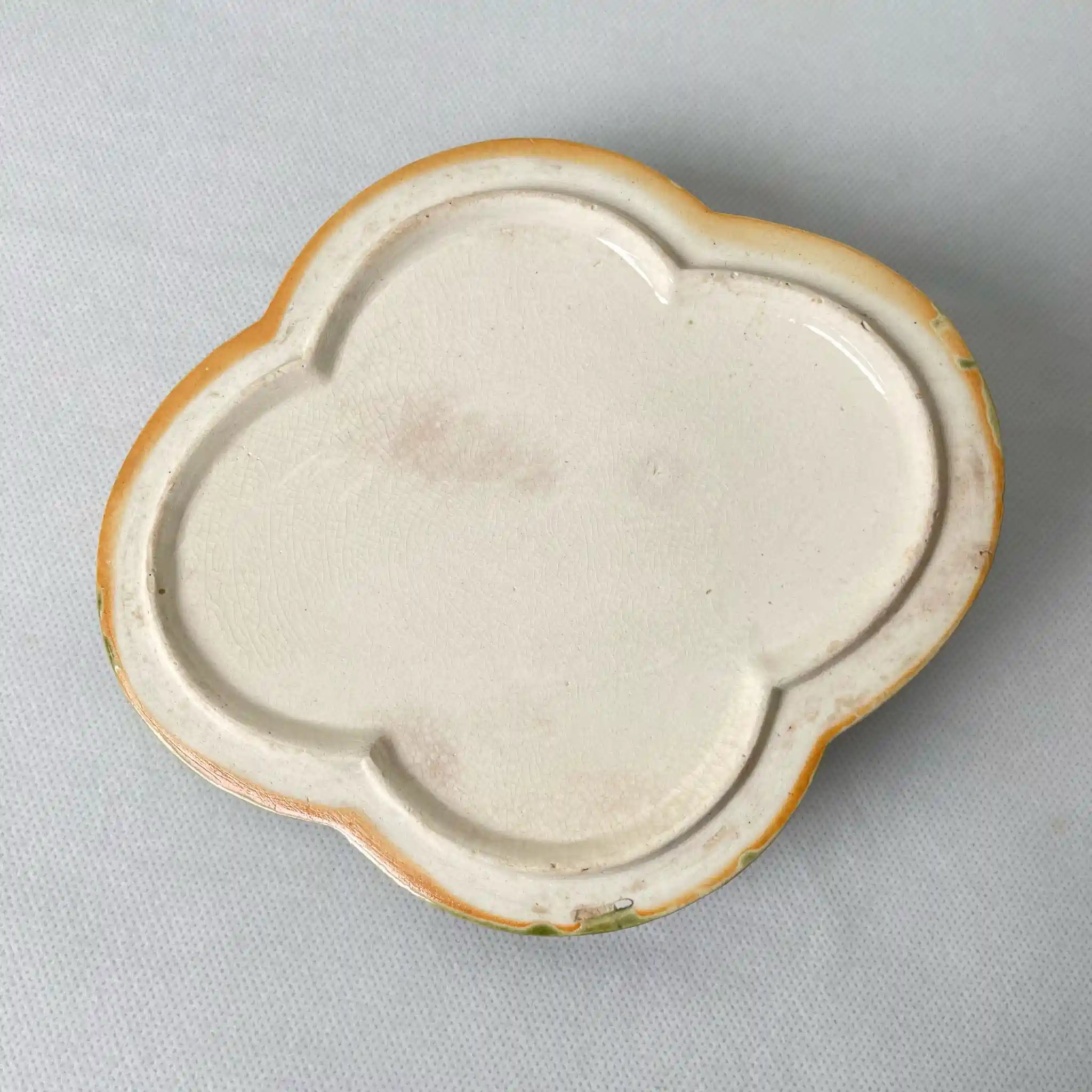 【リユース】 食籠(菓子器) / 陶器 / 日本 / 織部焼 茶道具