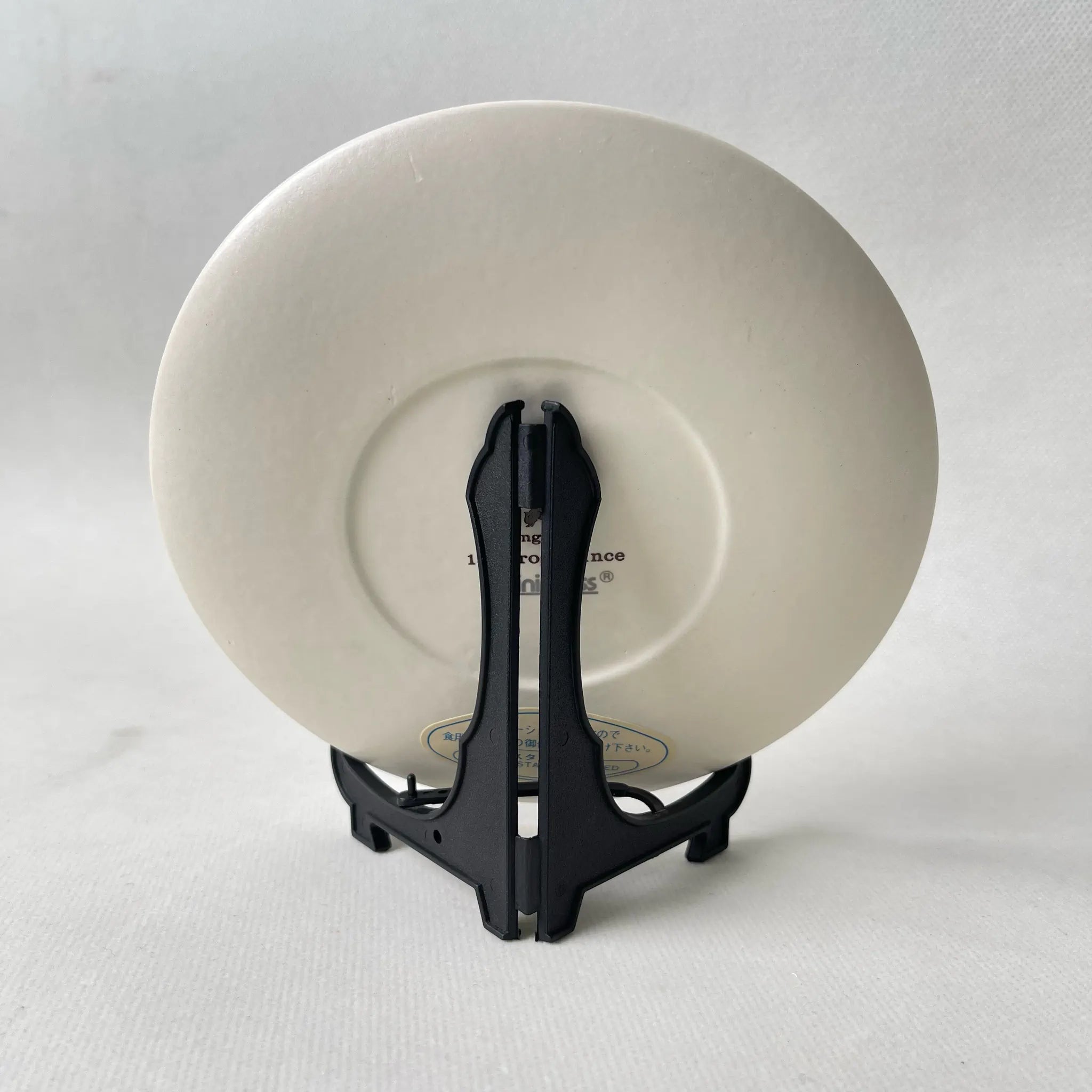 [Vintage] Plate / Poole Pottery / Frog King / Pottery / England / With stand