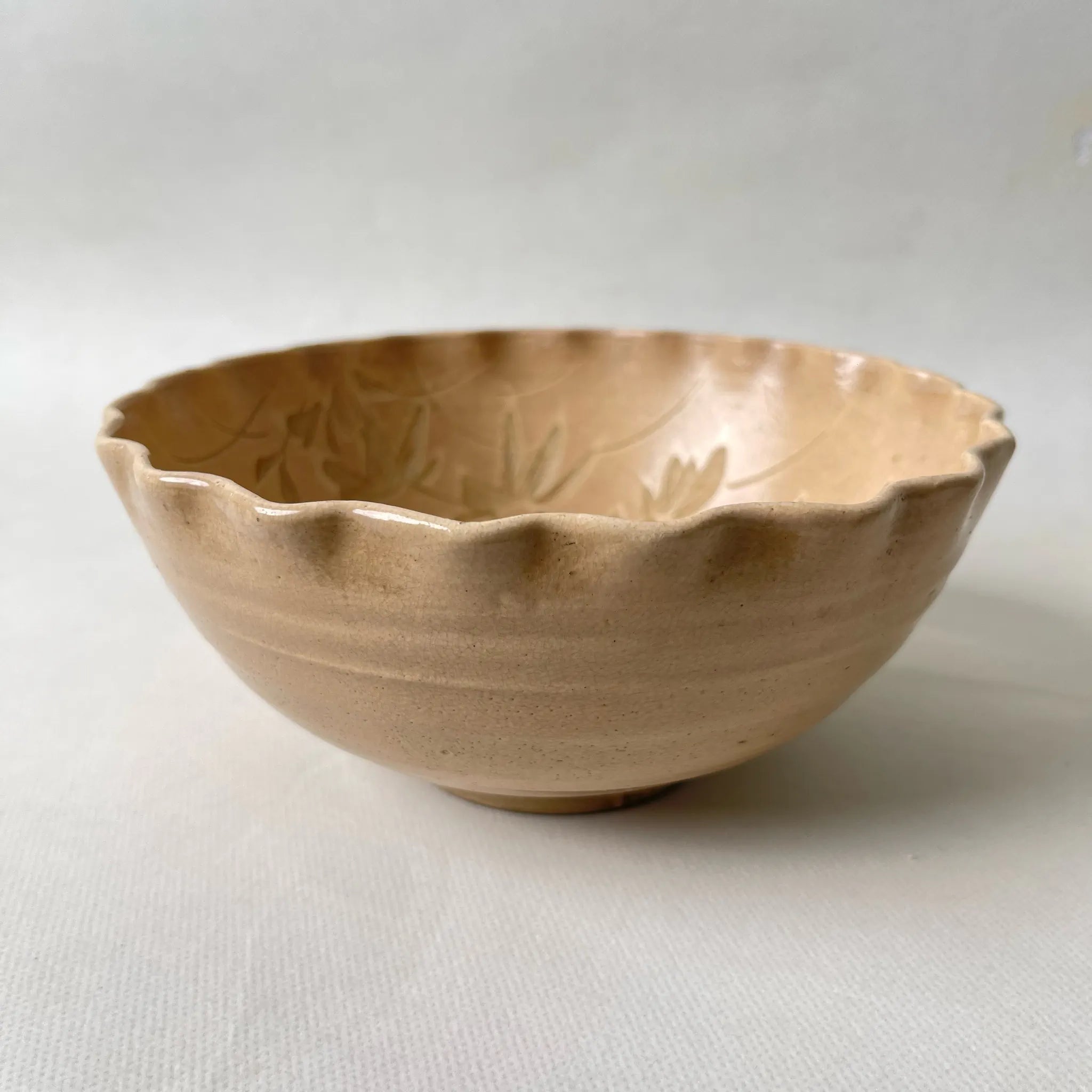 【リユース】 中皿 / 波多野濱市 / 明治初期 / 陶器 / 日本 / 春陶(しゅんとう)