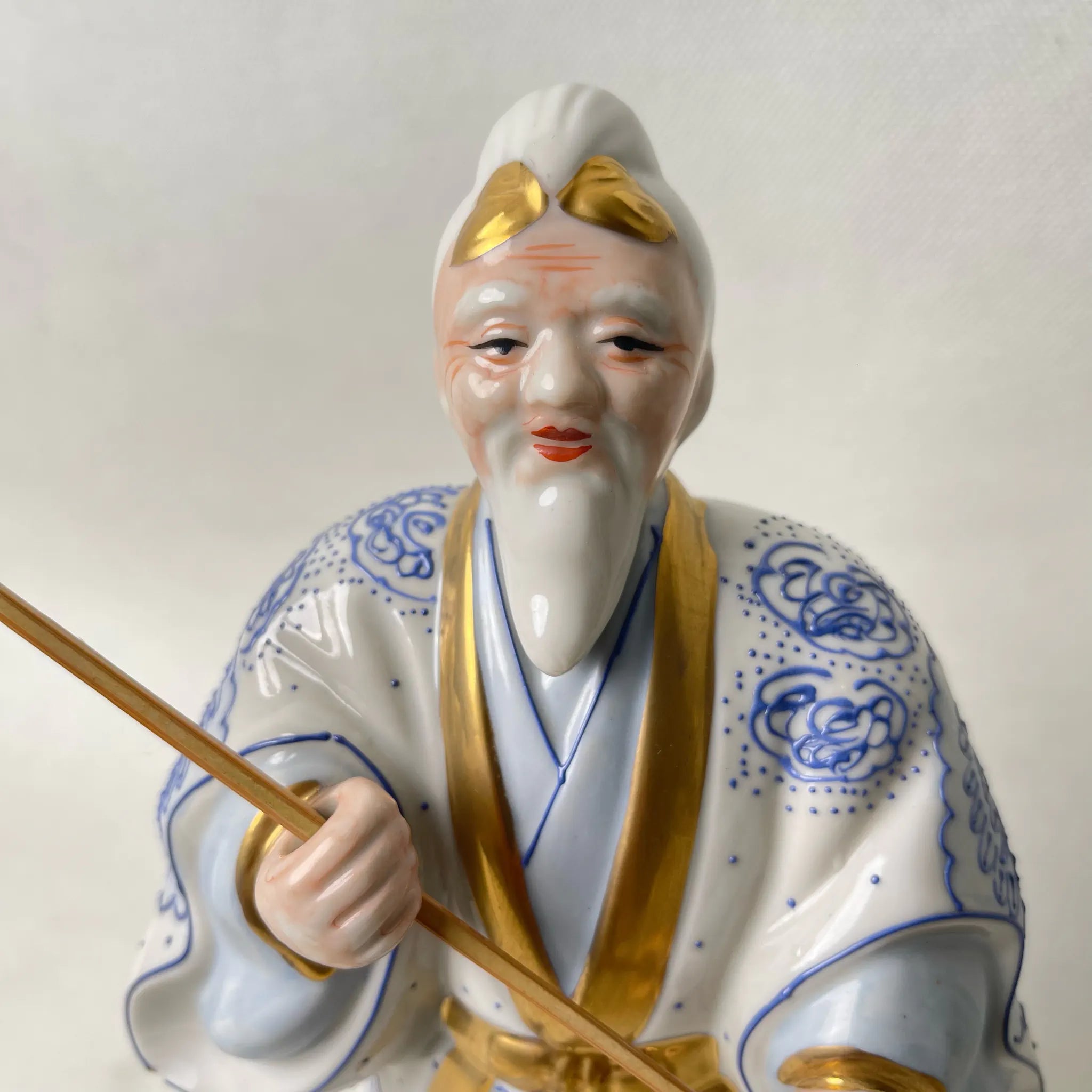 【美品/完品】九谷焼 長峰謹製 特選 高砂 10号 盛 縁起物 置物 夫婦円満 美品/完品】九谷焼 長峰謹製 特選 高砂 10号 盛 縁起物 置物 夫婦円満