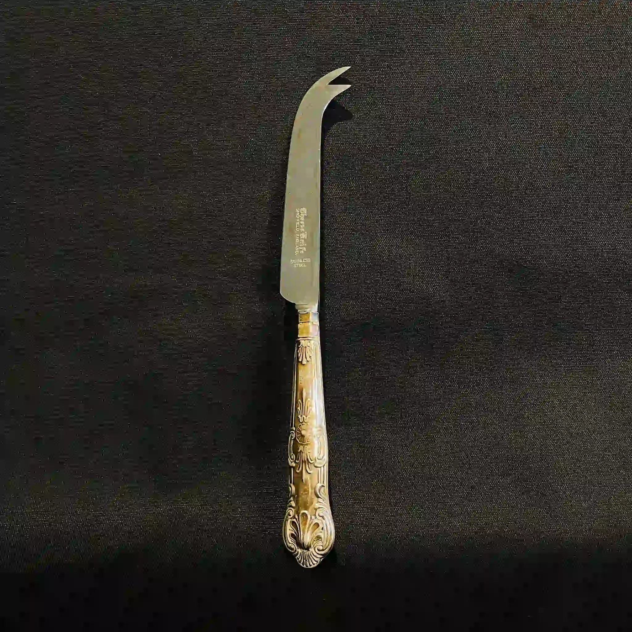 [Antique] Collection of 8 knives and 21 forks with silver handles and copper blades /