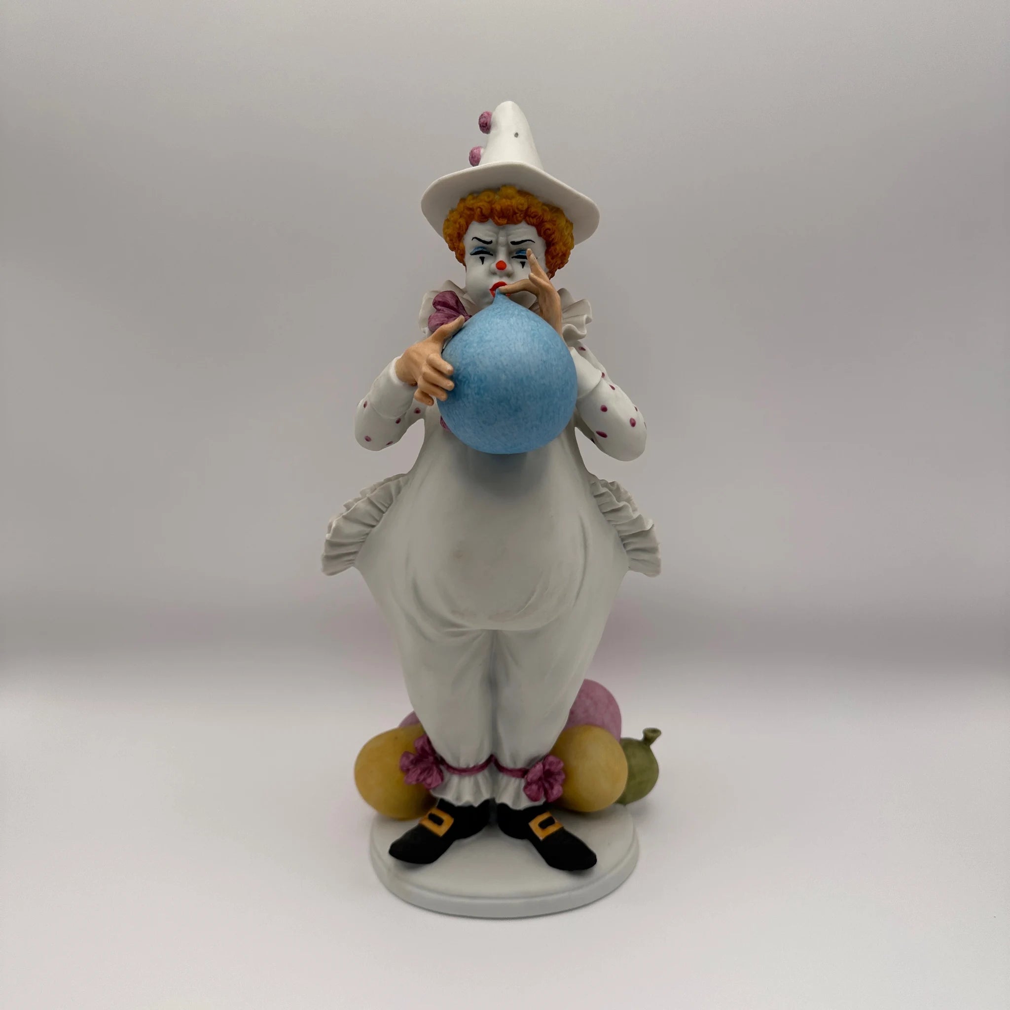 【ビンテージ】 フィギュリン(陶器人形) / ベン・ブラック作 / Carnival of Clownsシリーズ / 1983年 / 陶器 / ダルトン・インナーナショナル限定版