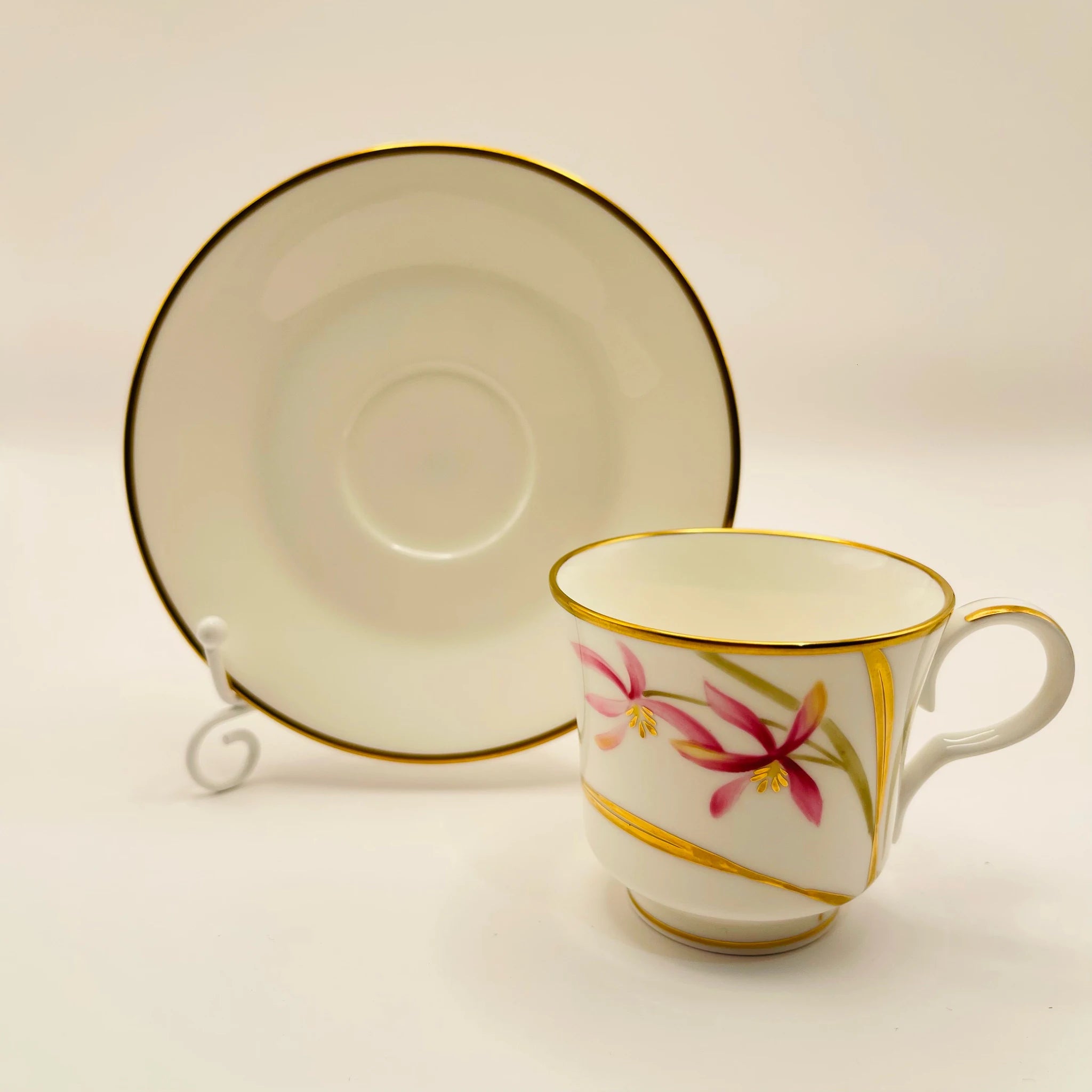 【リユース】 ティーカップ＆ソーサーセット 6P / Noritake(ノリタケ) / デミタスカップ&ソーサー / 未使用,箱あり