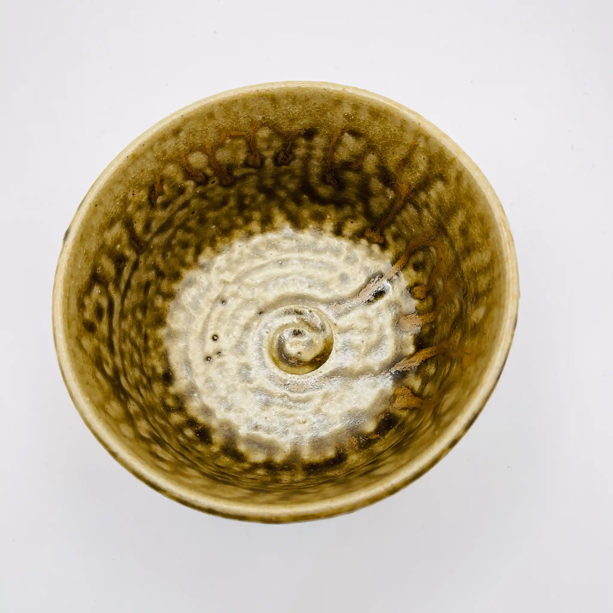 【骨董品】 茶碗 / 平安玉凰窯 / 玉峰 / 作: 富田徳次 未使用