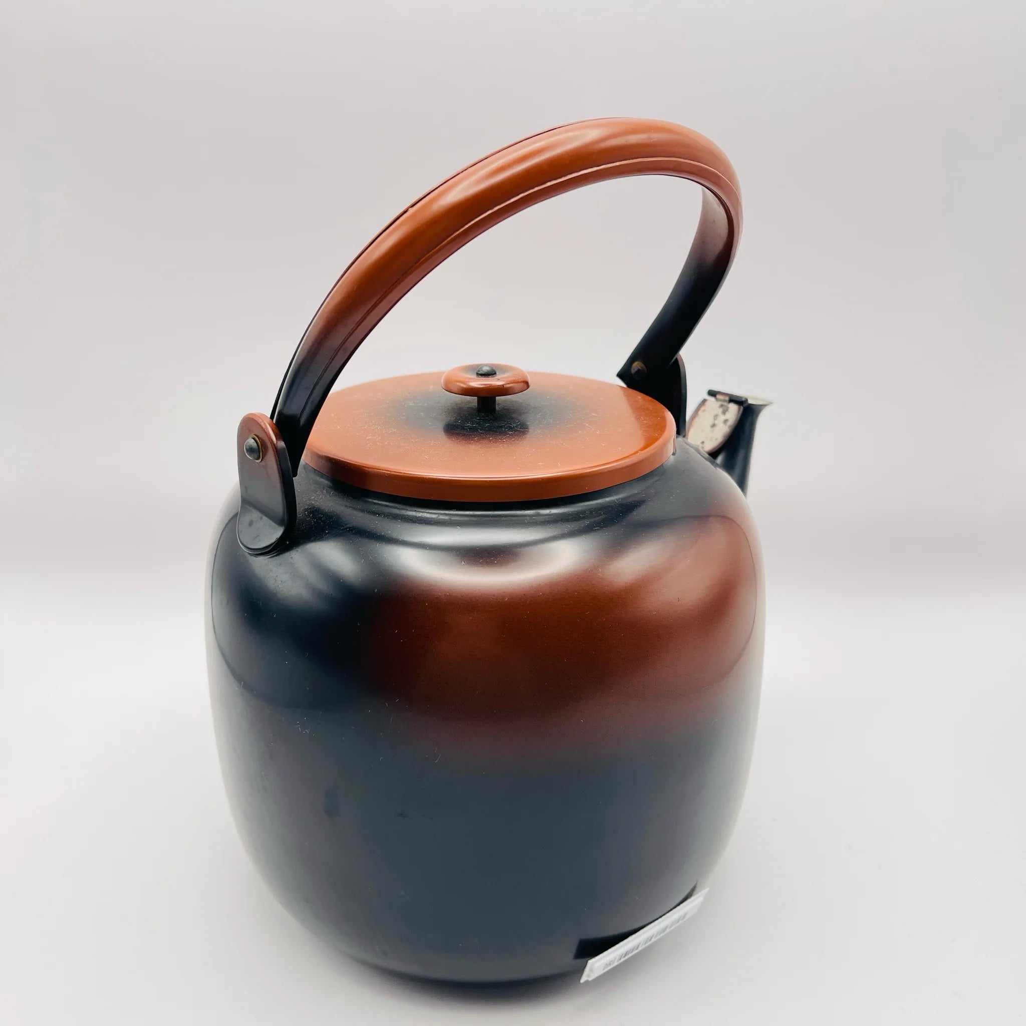 【骨董品】 水差薬缶 / 腰黒 / 日本 / 未使用,箱あり