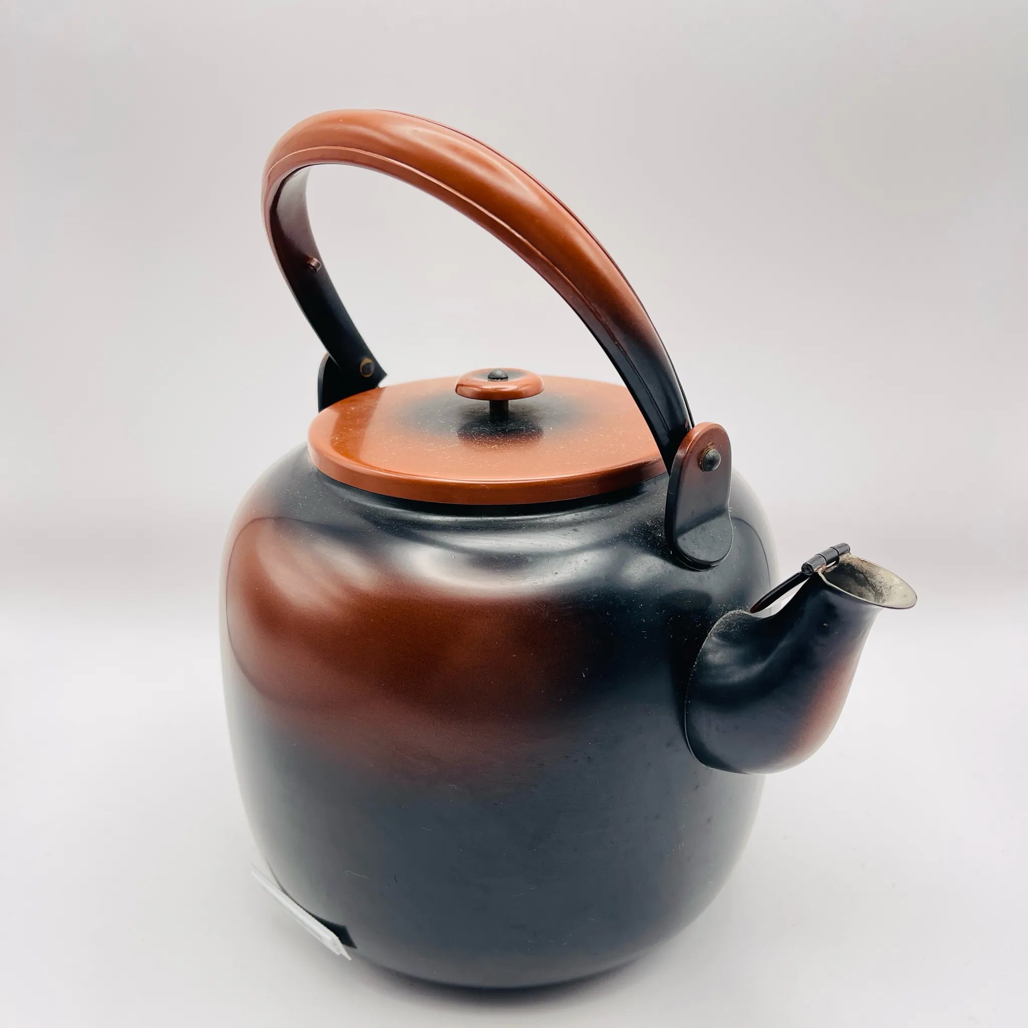 【骨董品】 水差薬缶 / 腰黒 / 日本 / 未使用,箱あり