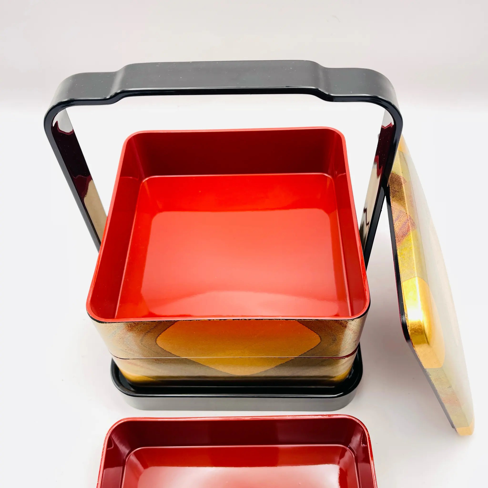 【リユース】 重箱 / 金沢箔工芸