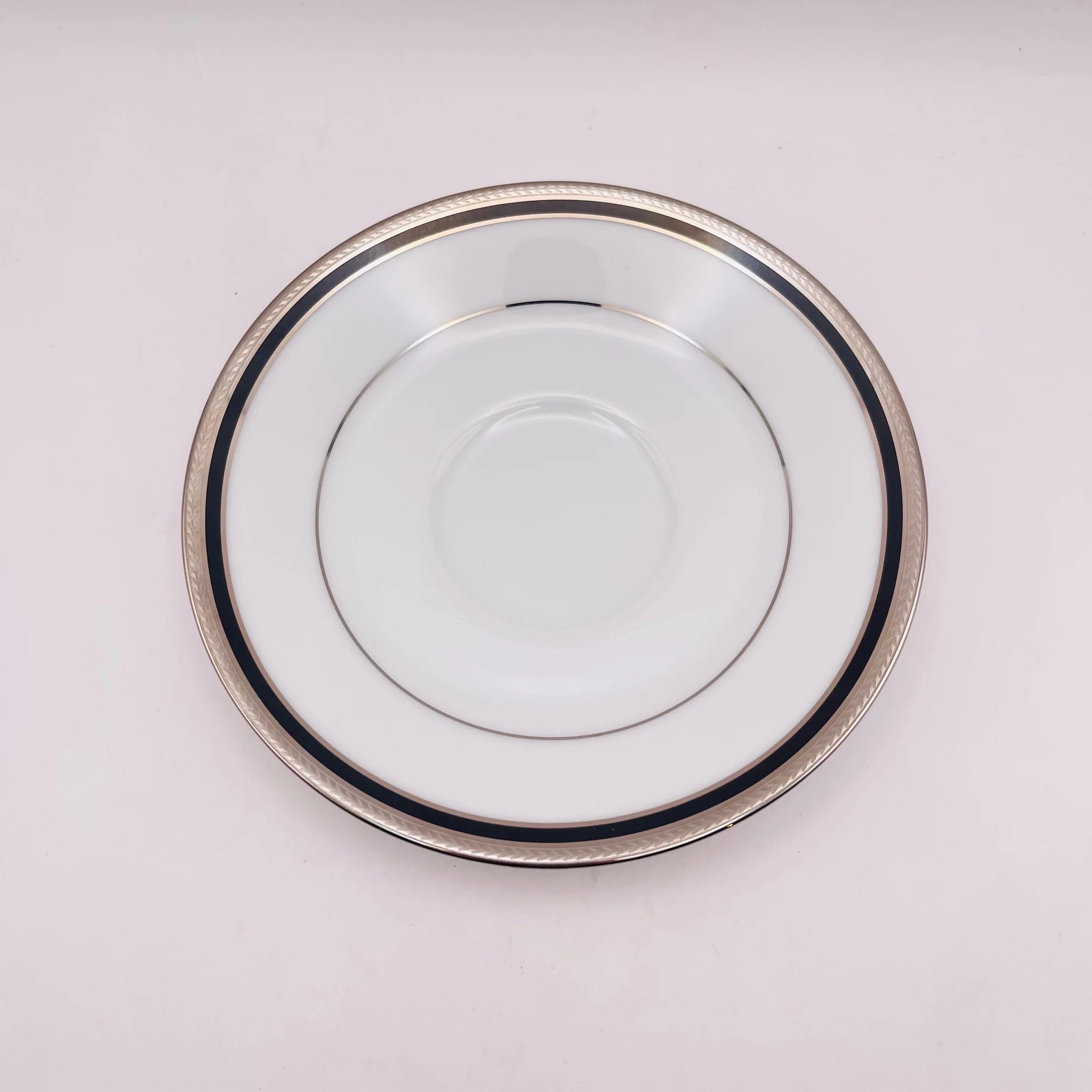 【リユース】 ティーカップ・プレート 5P / Noritake(ノリタケ) / TOORAK NOIR(トゥーラックノワール) / ファインポーセレン