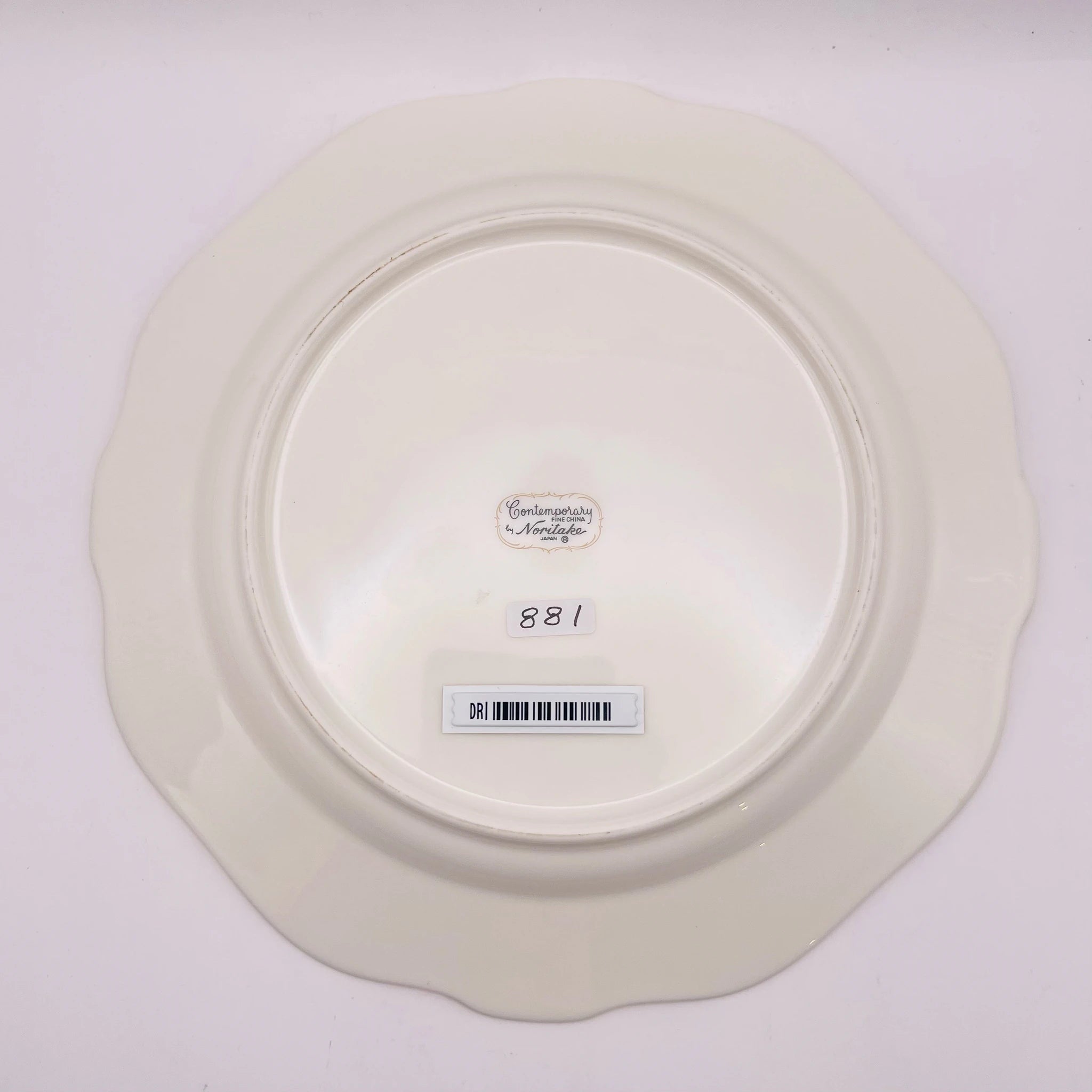【リユース】 プレート(皿) / Noritake(ノリタケ) / Contemporary / ～1996年 / Fine China / 未使用