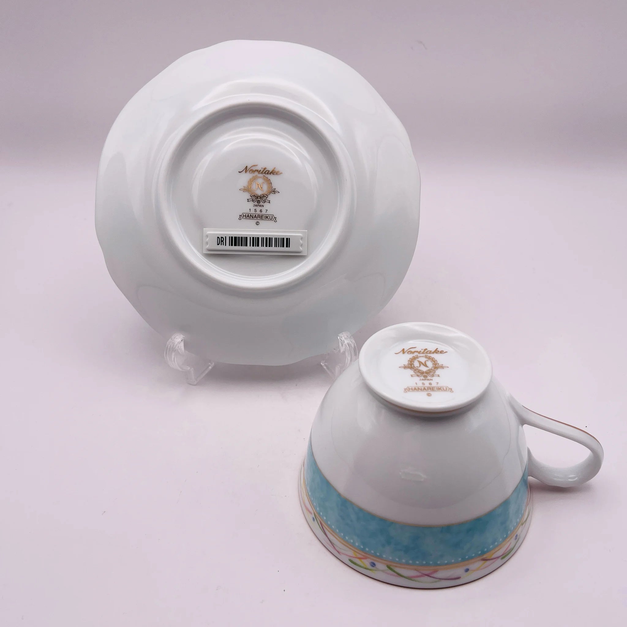 【リユース】 プレートセット / Noritake(ノリタケ) / 華麗句(ハナレイク) / 日本 / 未使用,箱あり / 箱付き