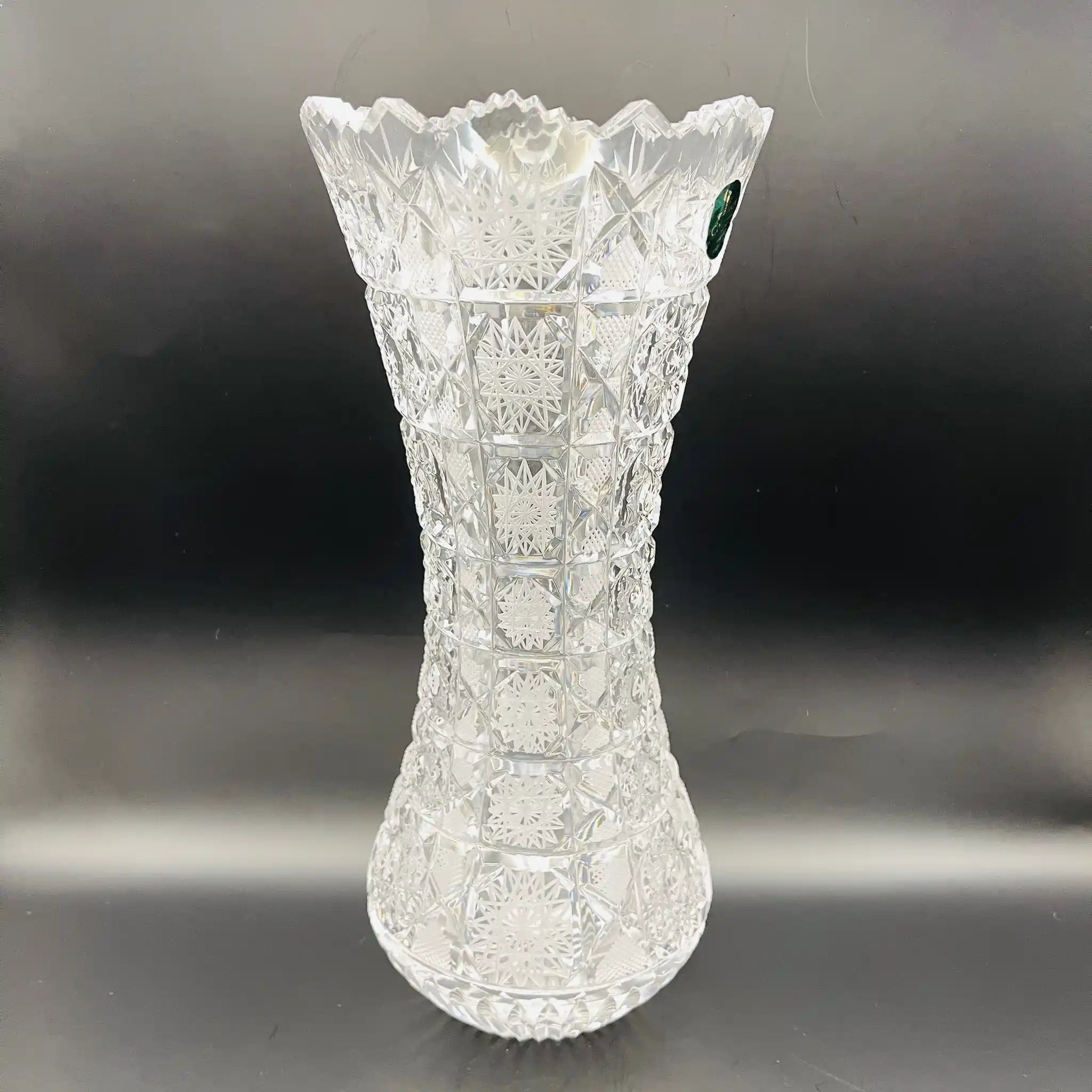 【リユース】 フラワーベース(花瓶) / カメイガラス / シュバリエ / 未使用,箱あり / 箱付き