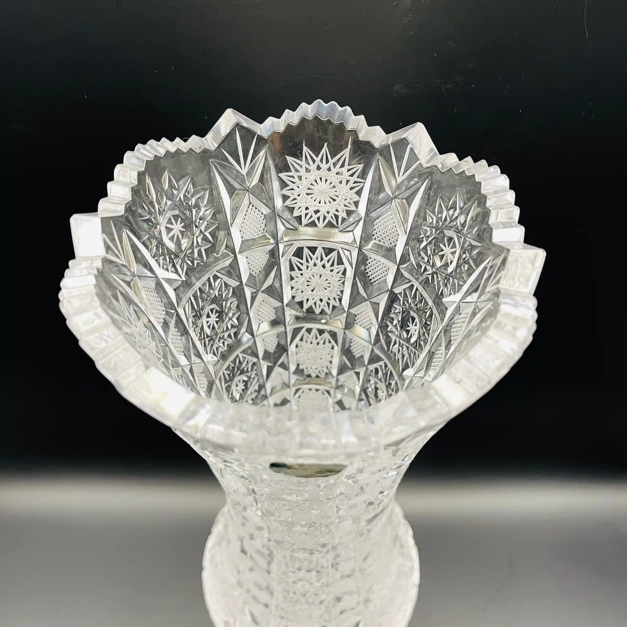 【リユース】 フラワーベース(花瓶) / カメイガラス / シュバリエ / 未使用,箱あり / 箱付き