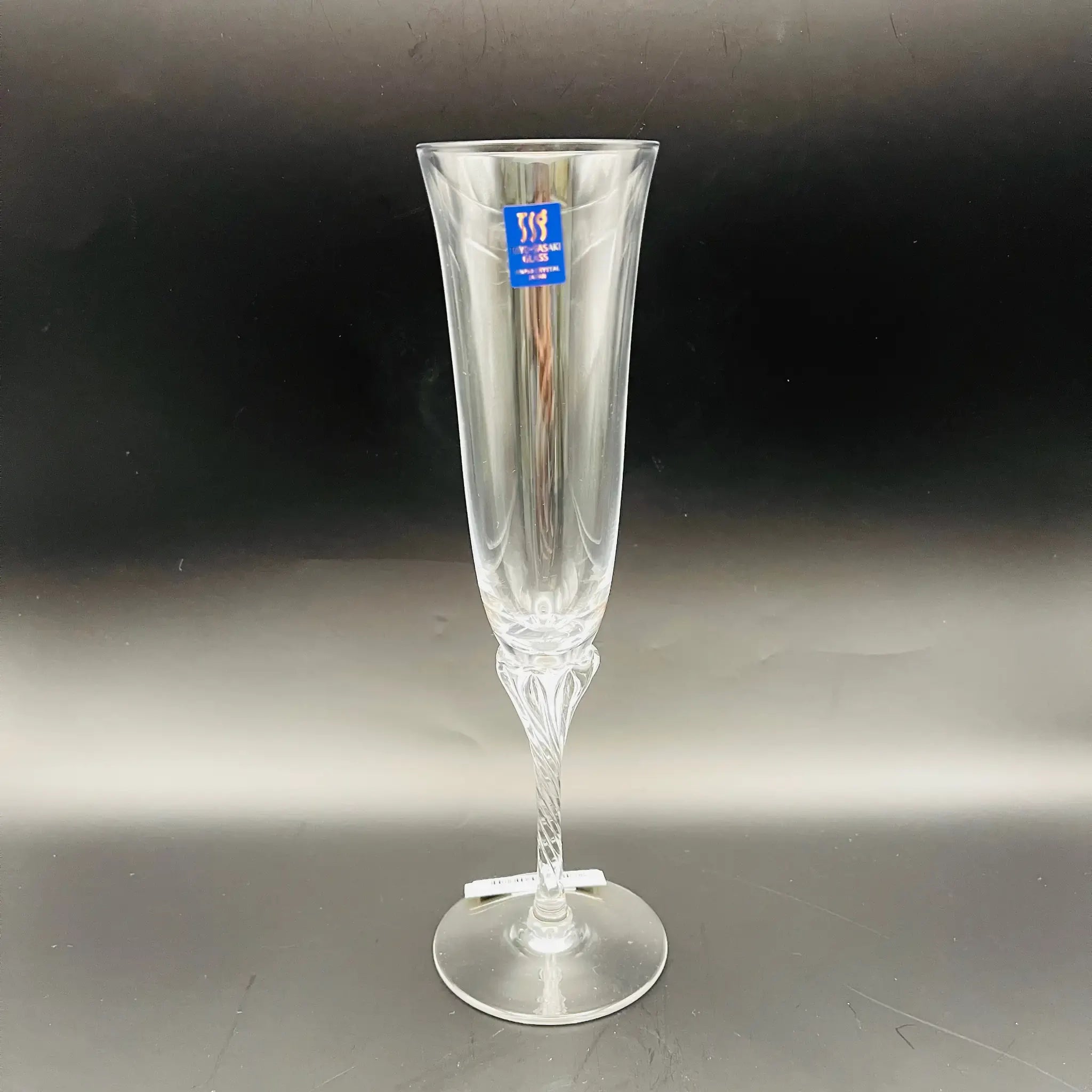 [Reused] Toyo Sasaki Glass Champagne Glass Set of 4, Unused 
