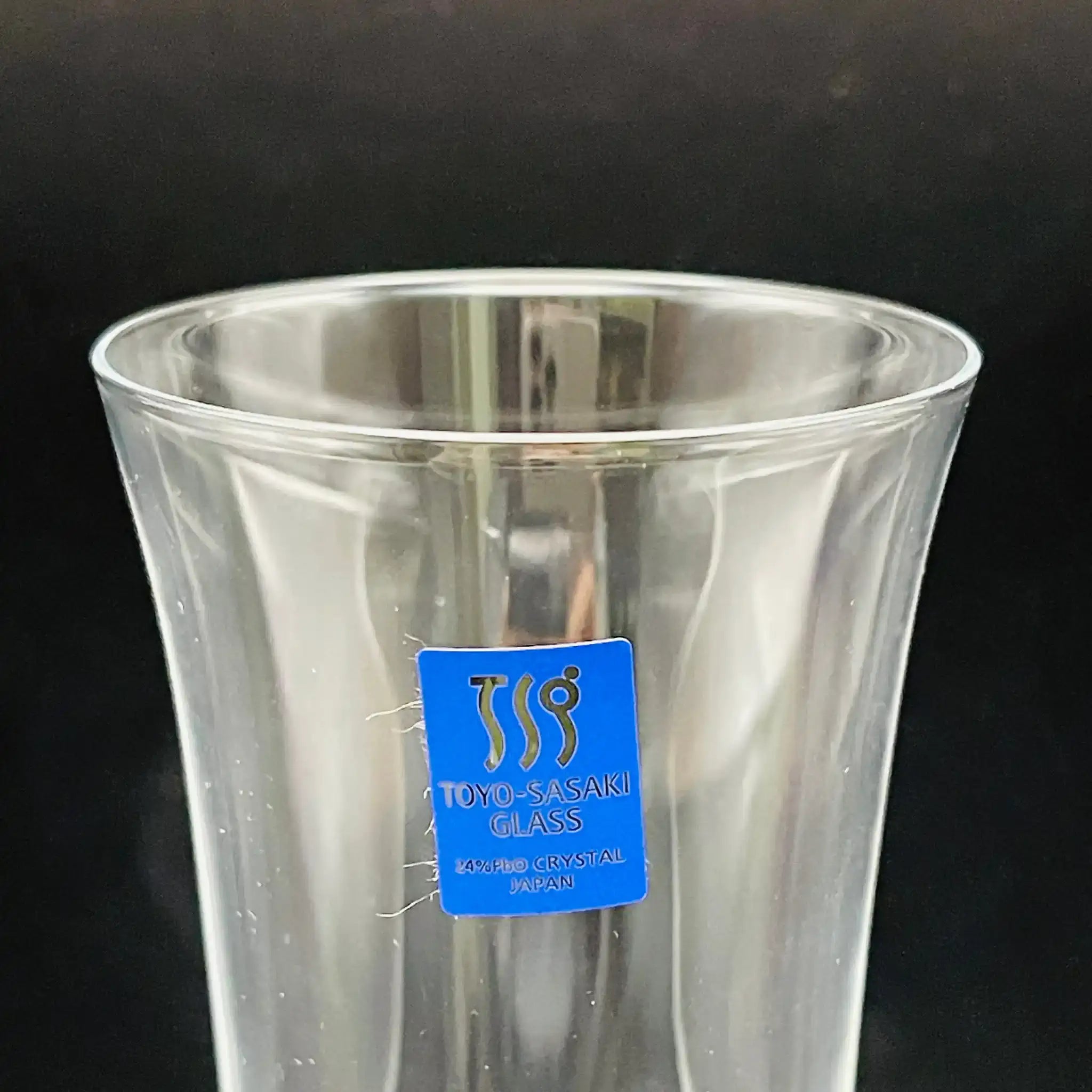 [Reused] Toyo Sasaki Glass Champagne Glass Set of 4, Unused 