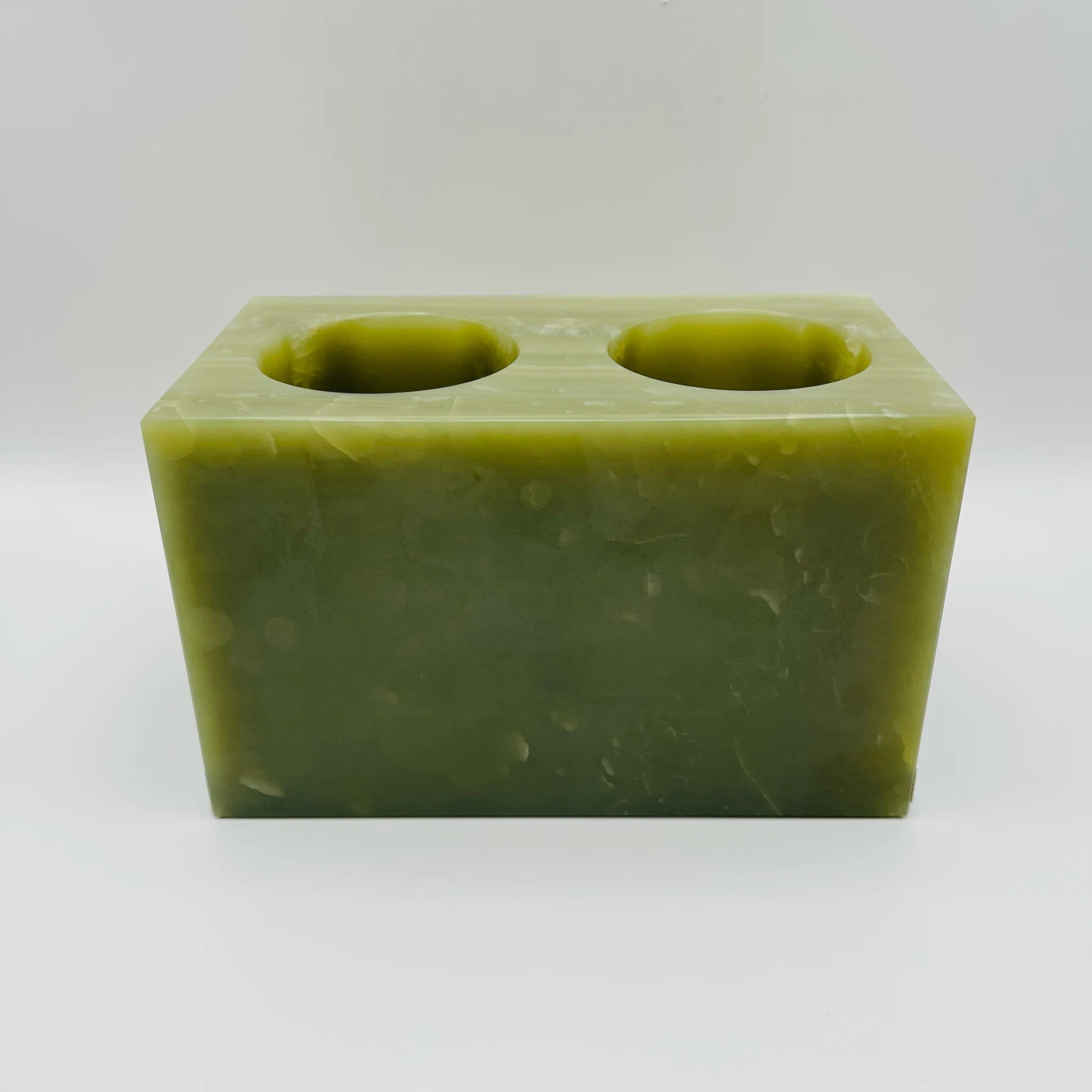 [Reused] Pen Stand Candle Holder Marble 