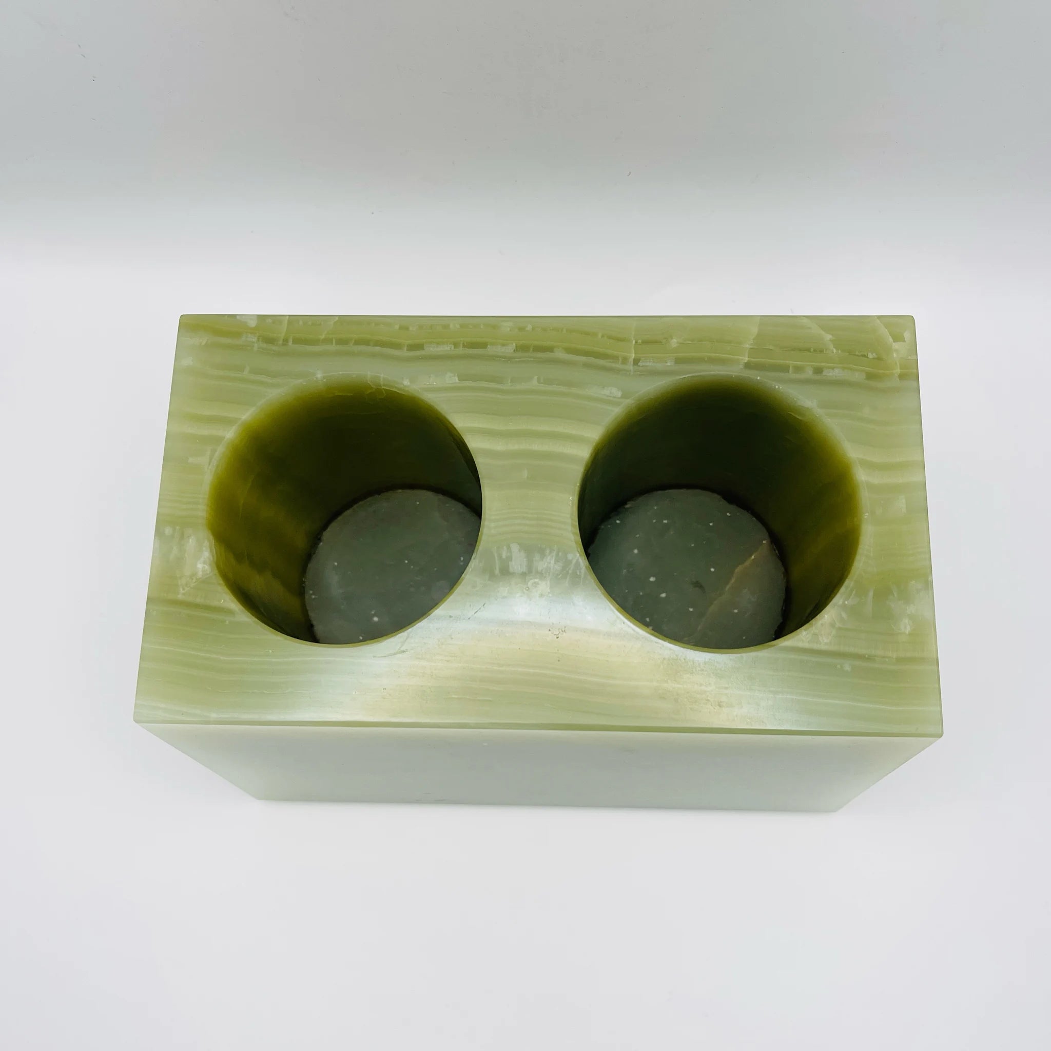 [Reused] Pen Stand Candle Holder Marble 