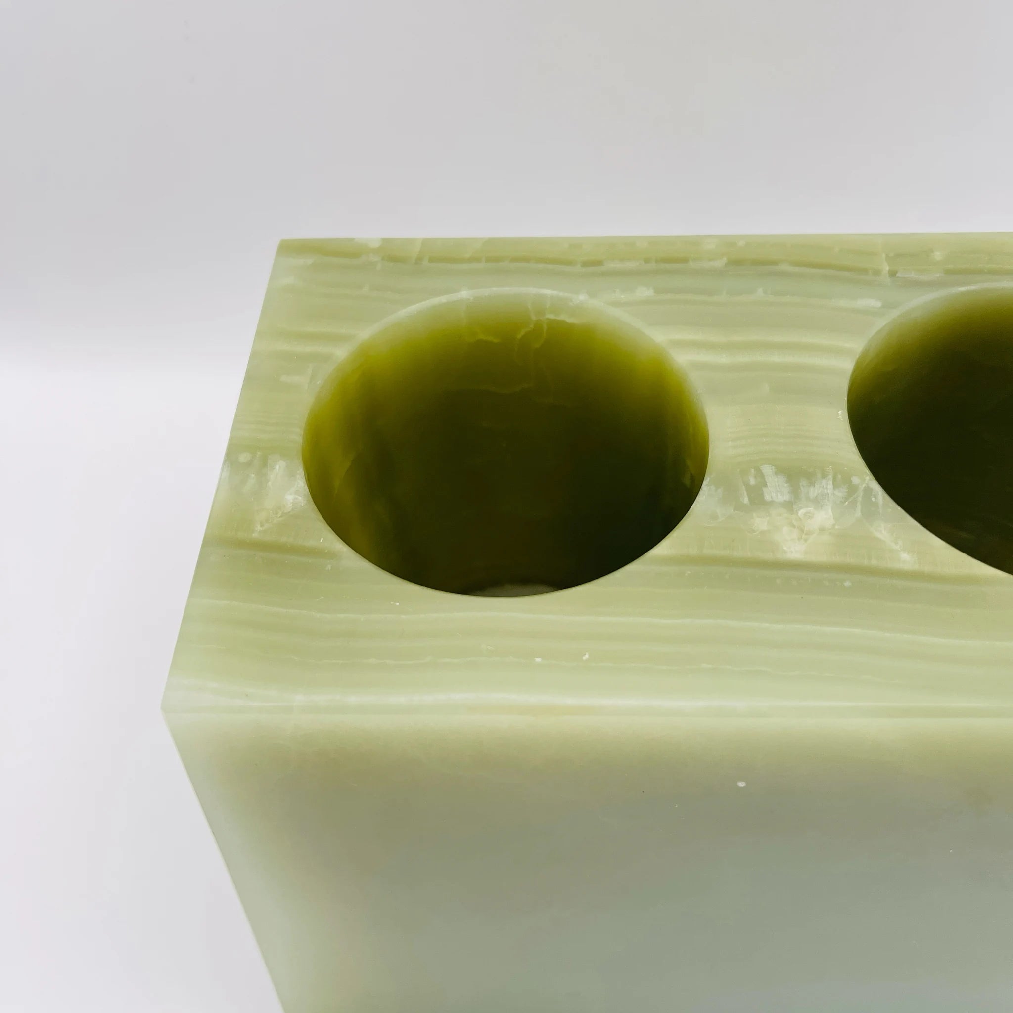 [Reused] Pen Stand Candle Holder Marble 