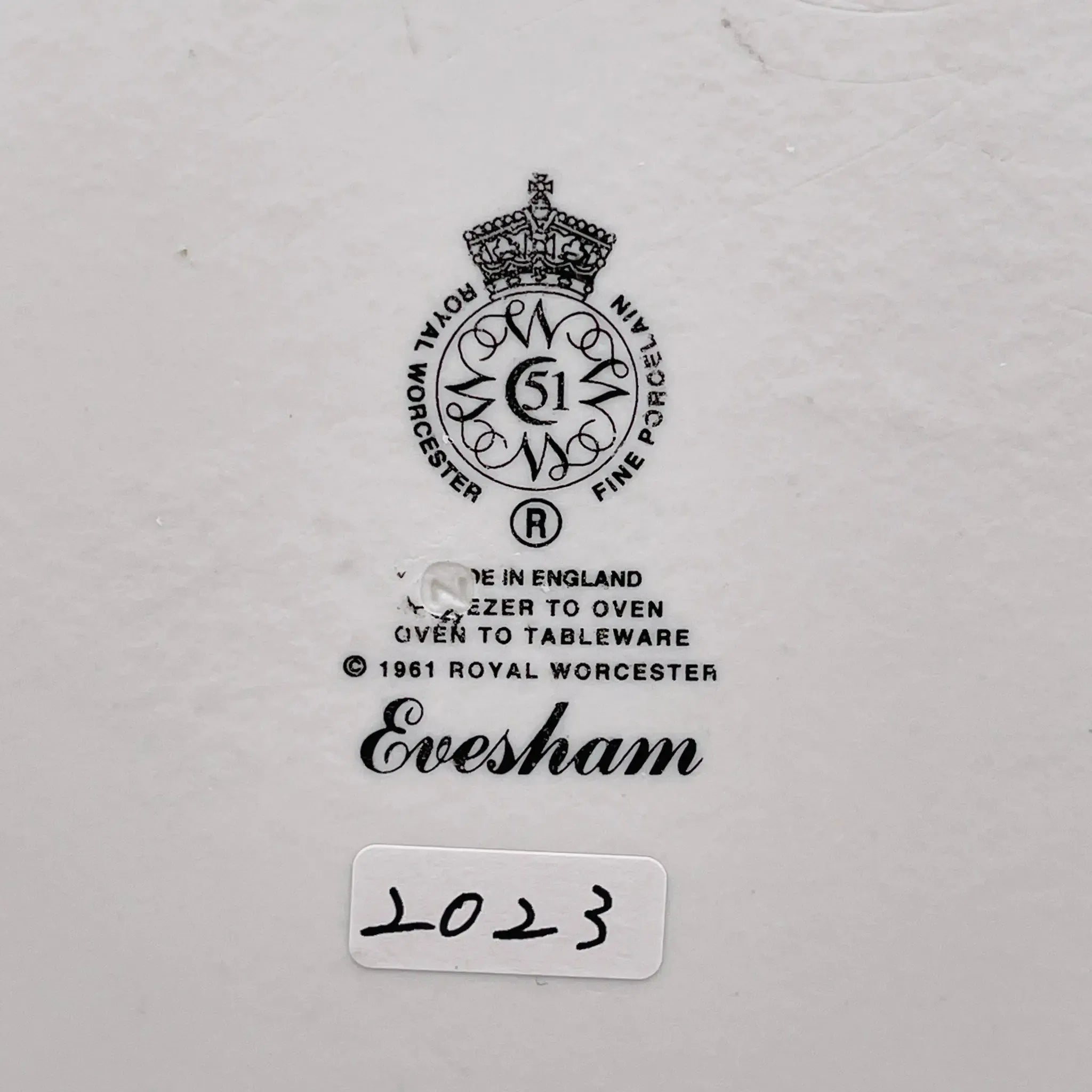 【リユース】 プレート(皿) / Royal Worcester(ロイヤルウースター) / Evesham / イギリス