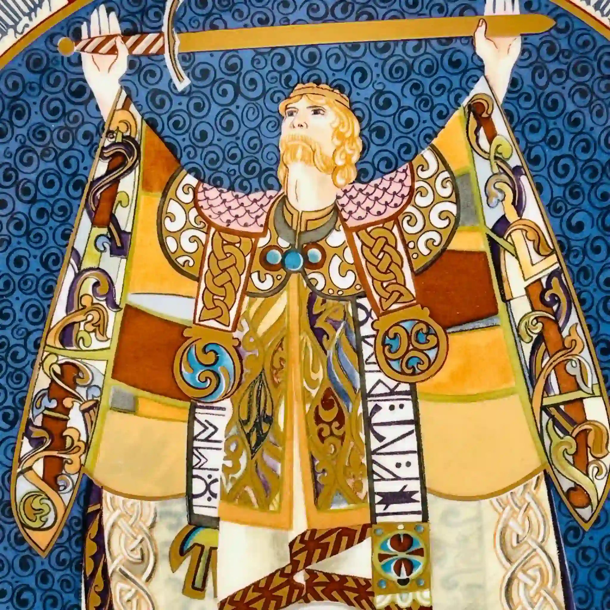 【リユース】 プレート(皿) / MINTON(ミントン) / THE ARTHURIAN LEGEND / イギリス / アーサー王