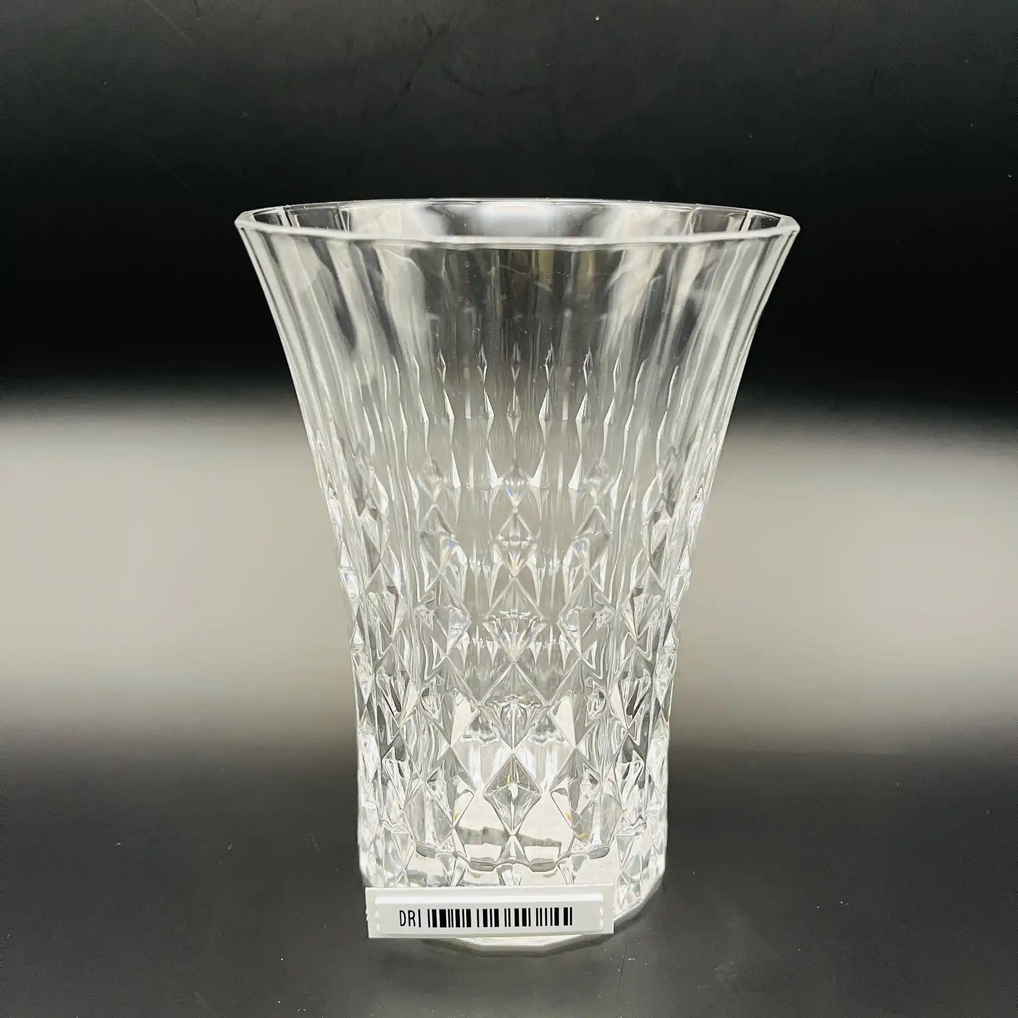 【リユース】 ダイヤモンドタンブラー 6P / クリスタルダルク / フランス / 未使用