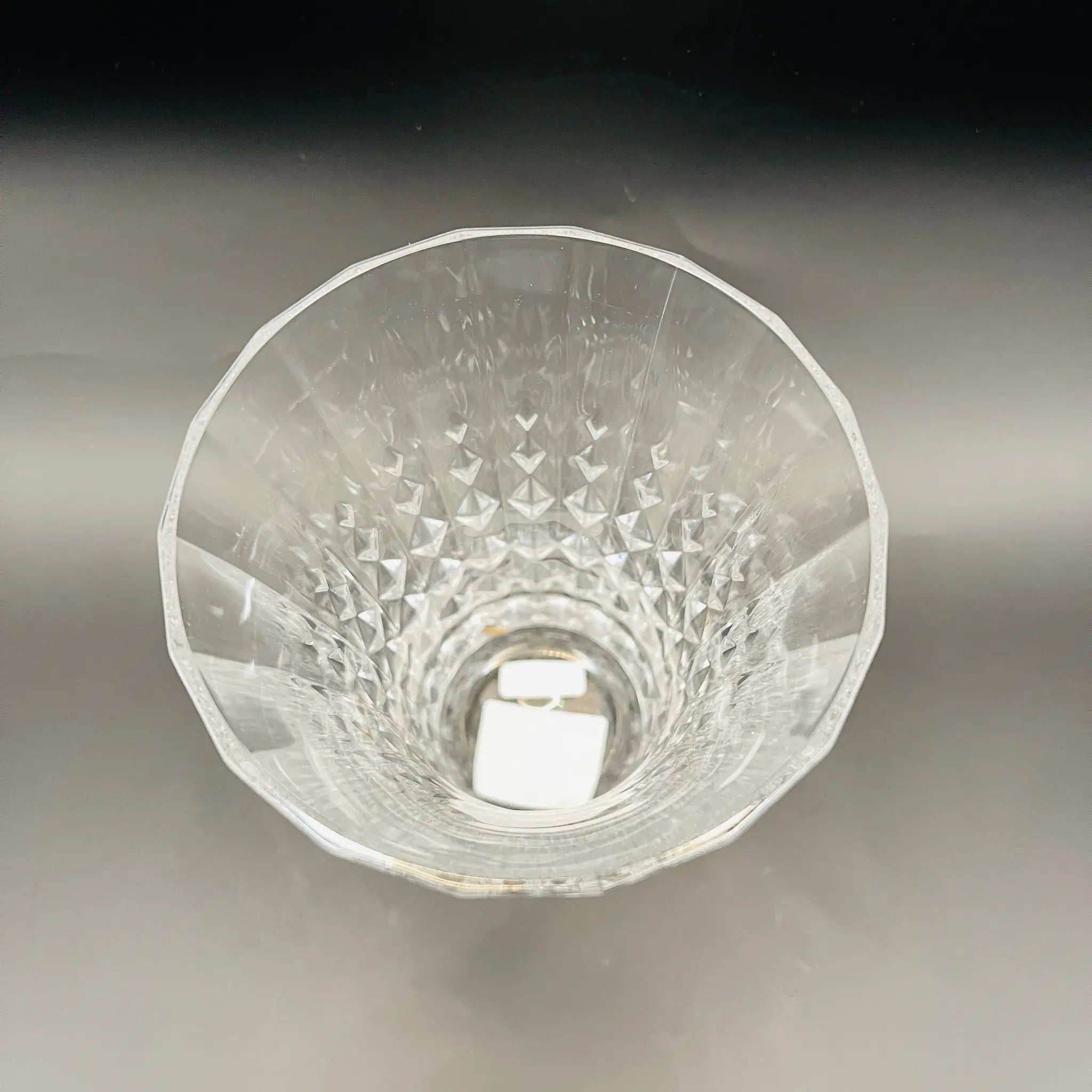 【リユース】 ダイヤモンドタンブラー 6P / クリスタルダルク / フランス / 未使用