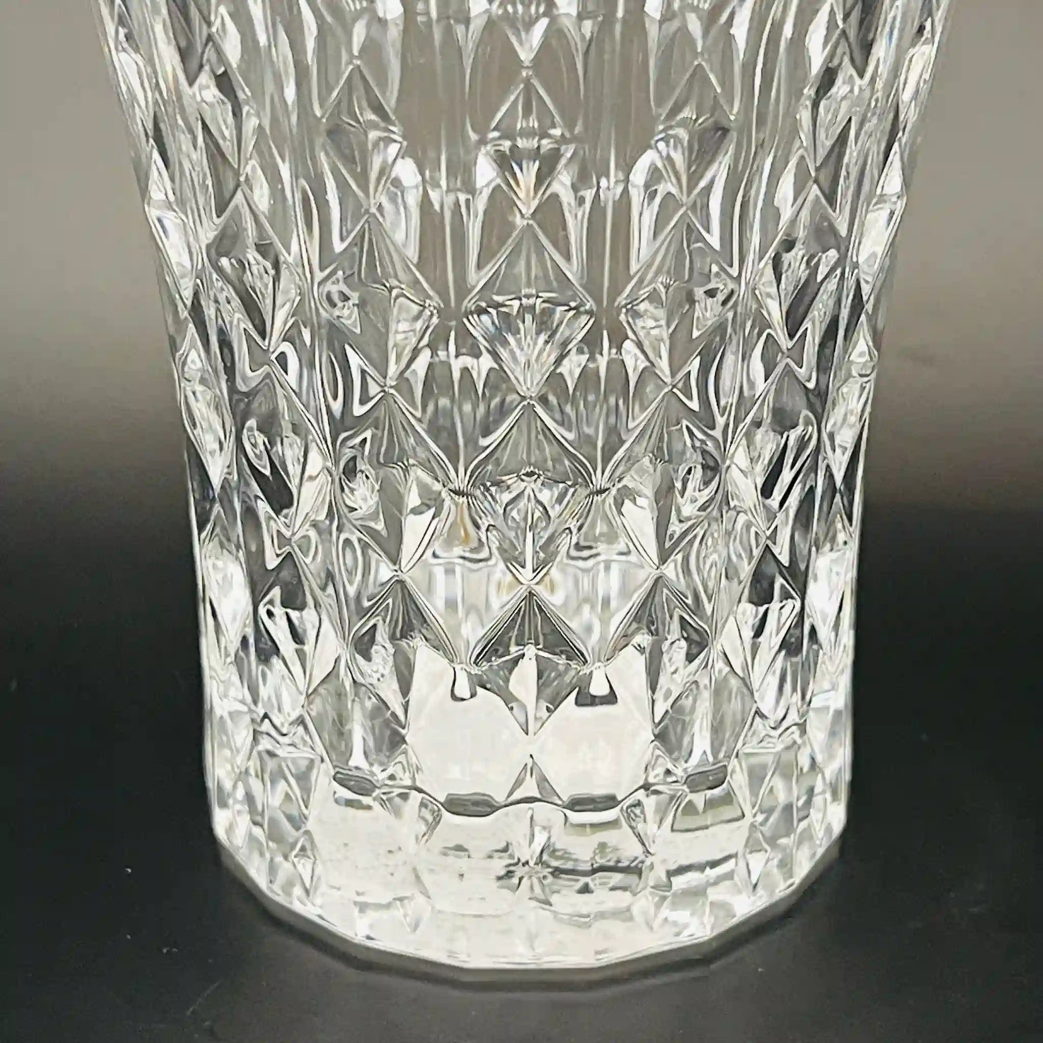 【リユース】 ダイヤモンドタンブラー 6P / クリスタルダルク / フランス / 未使用