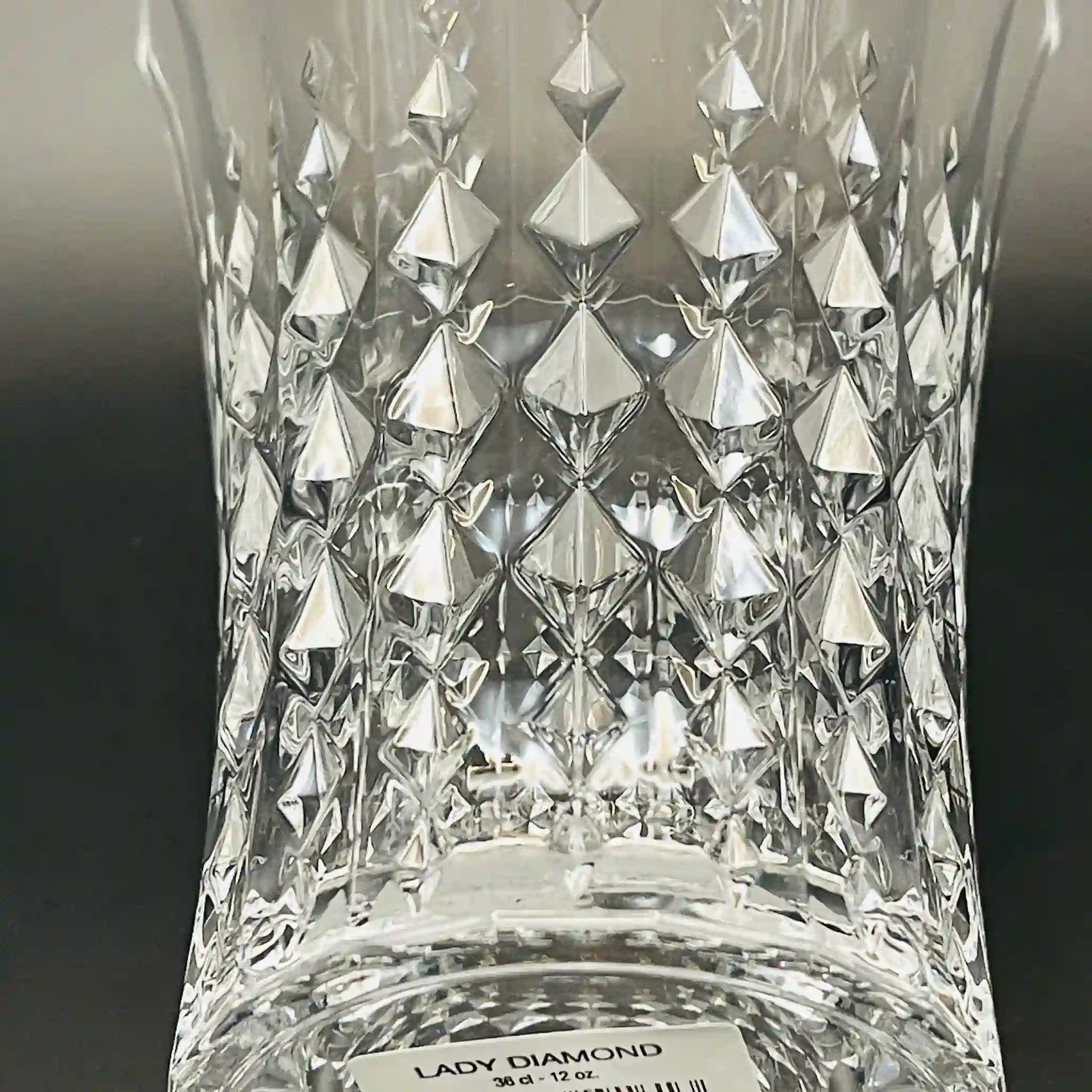 【リユース】 ダイヤモンドタンブラー 6P / クリスタルダルク / フランス / 未使用