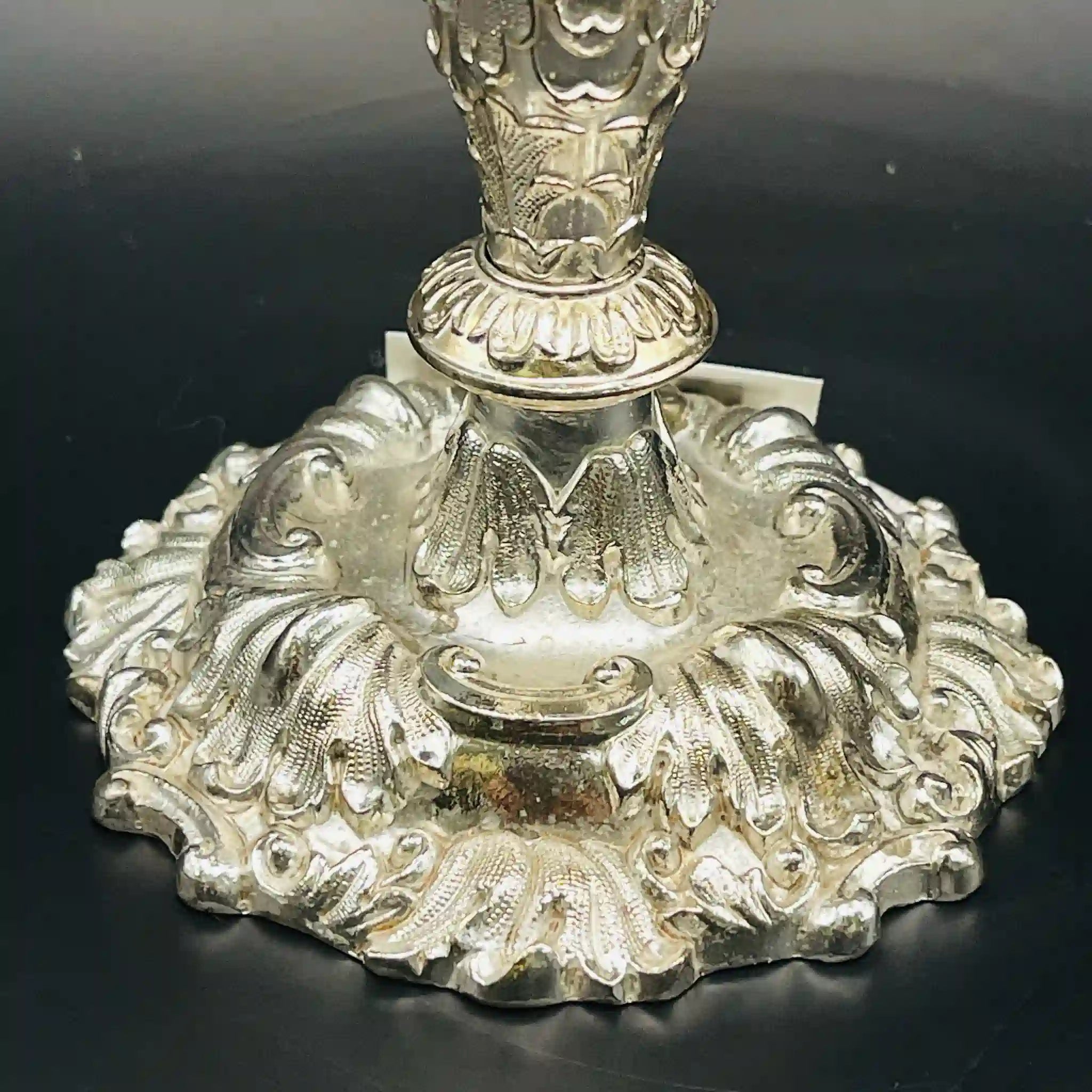 【リユース】 燭台(キャンドルホルダー) / シルバーメッキ / 日本