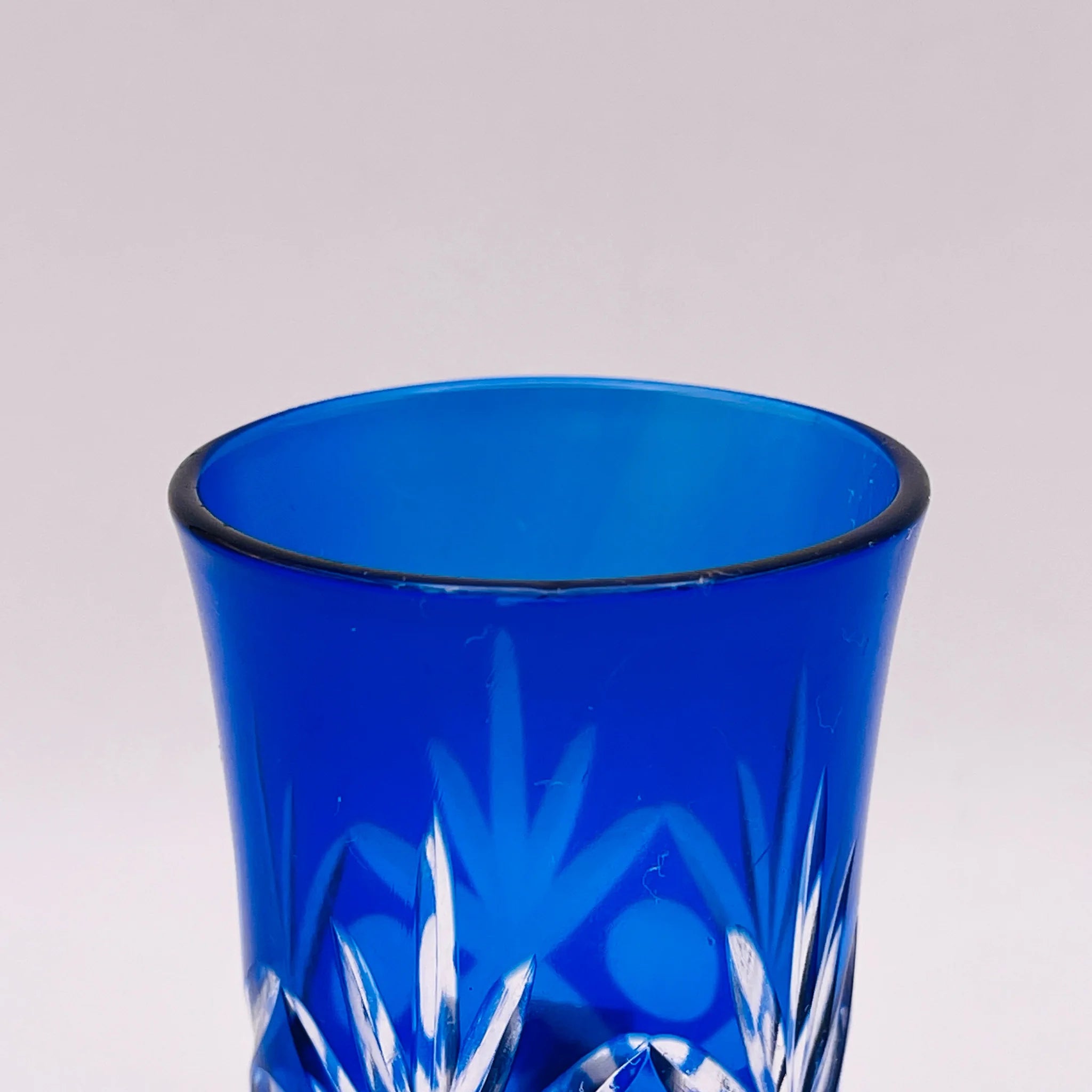 【リユース】 切子ガラス 一口ビール 5P