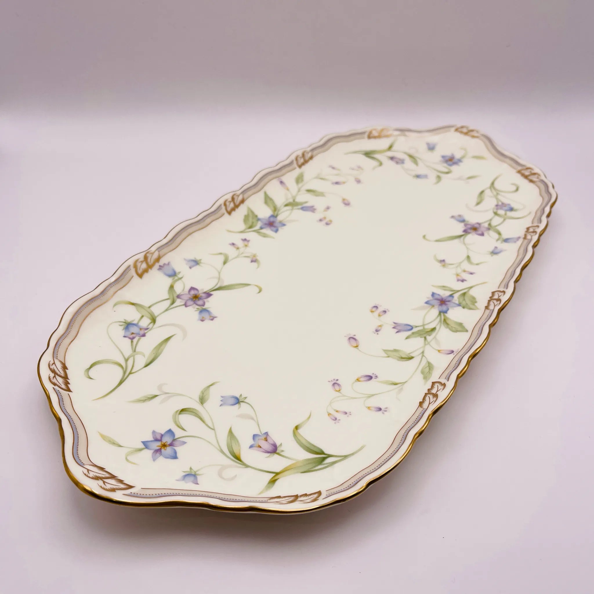 【リユース】 長皿  / NARUMI / HELIOS(ヘリオス) / Bone China / 未使用