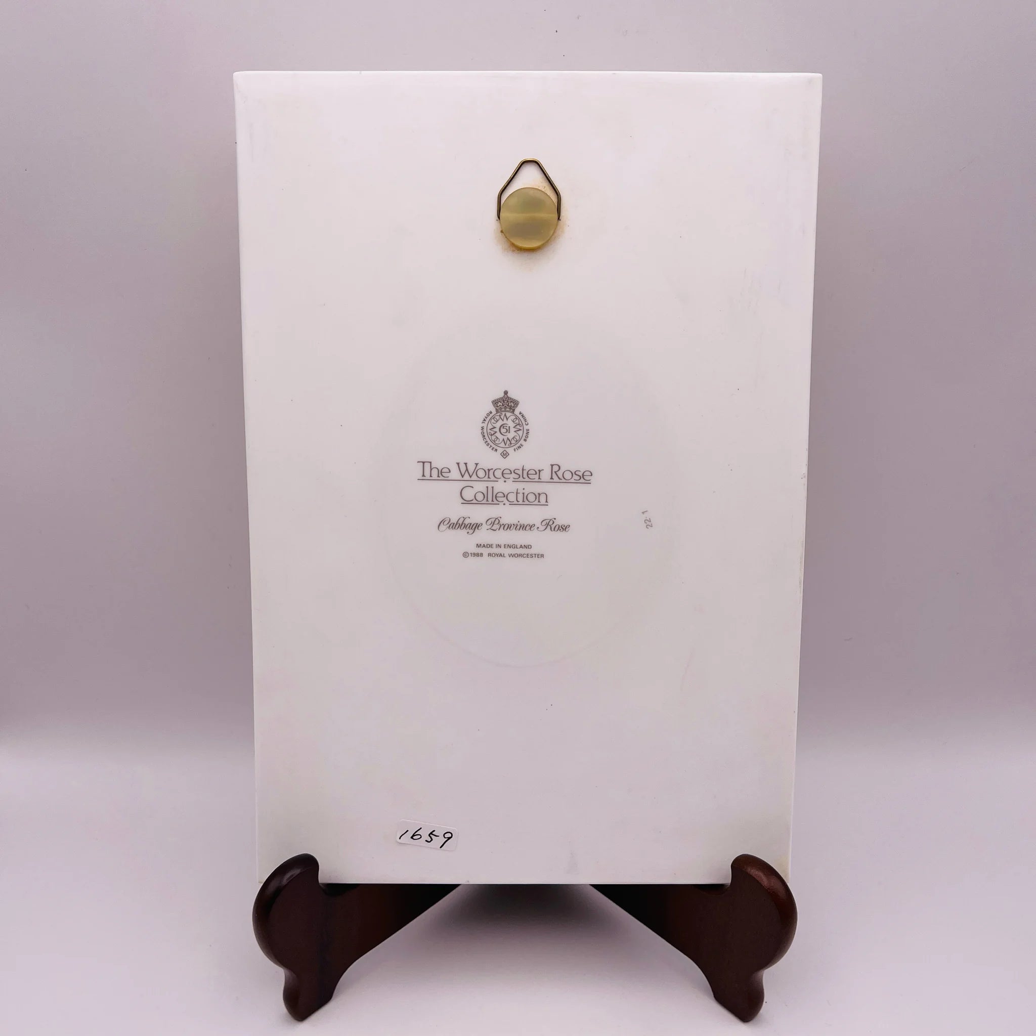 【リユース】 陶板 / Royal Worcester(ロイヤル ウースター) / プロビンス・ローズ / 箱あり 未使用 / 箱付き