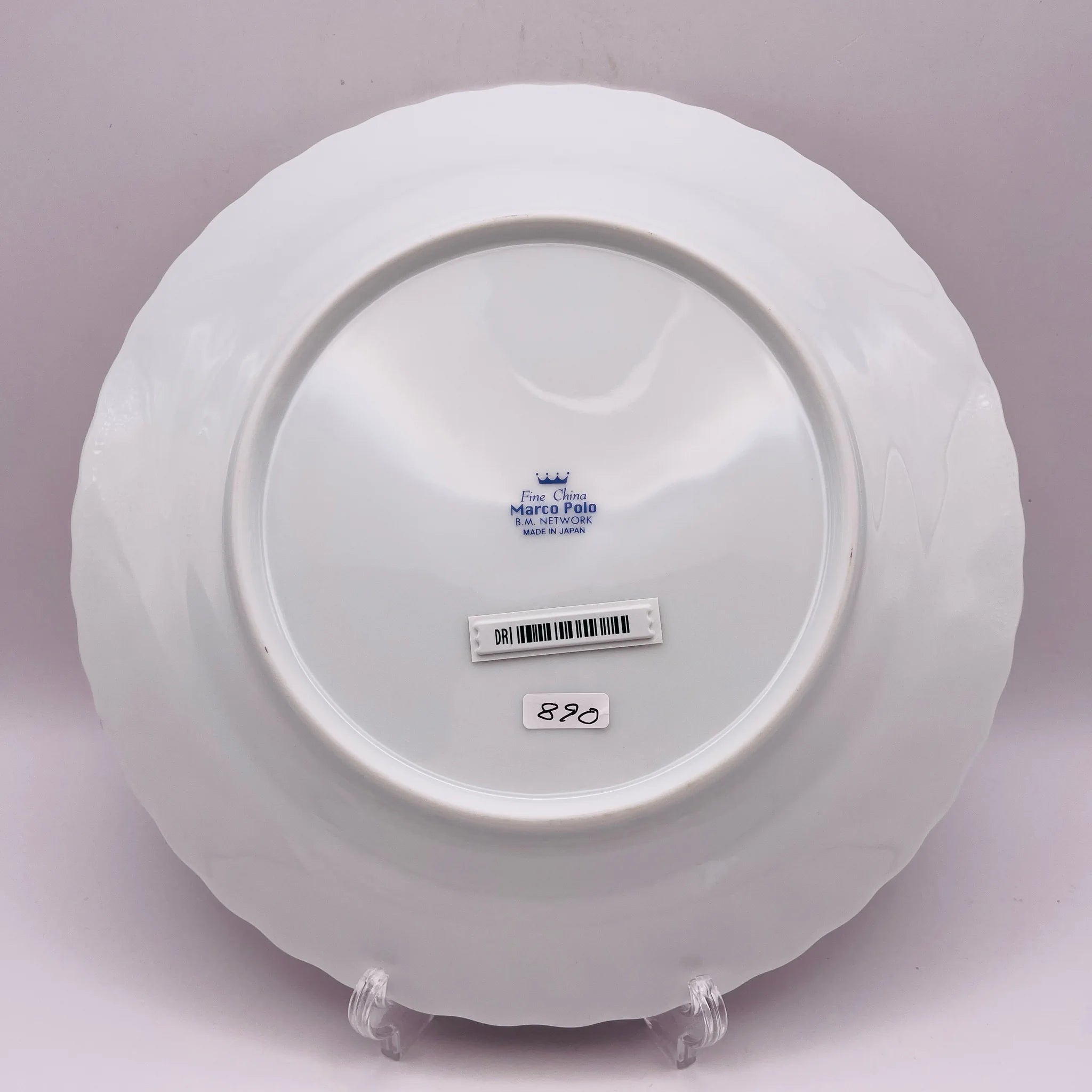 【リユース】 プレート(皿) / Marco Polo / China Salad Plates / Fine China / 未使用